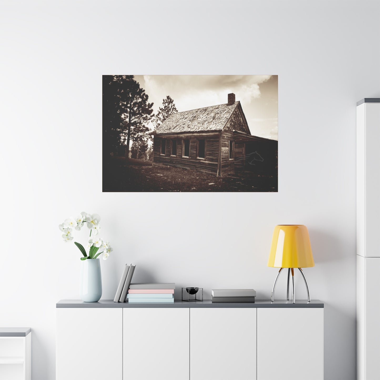 Rustic Bunk House Canvas