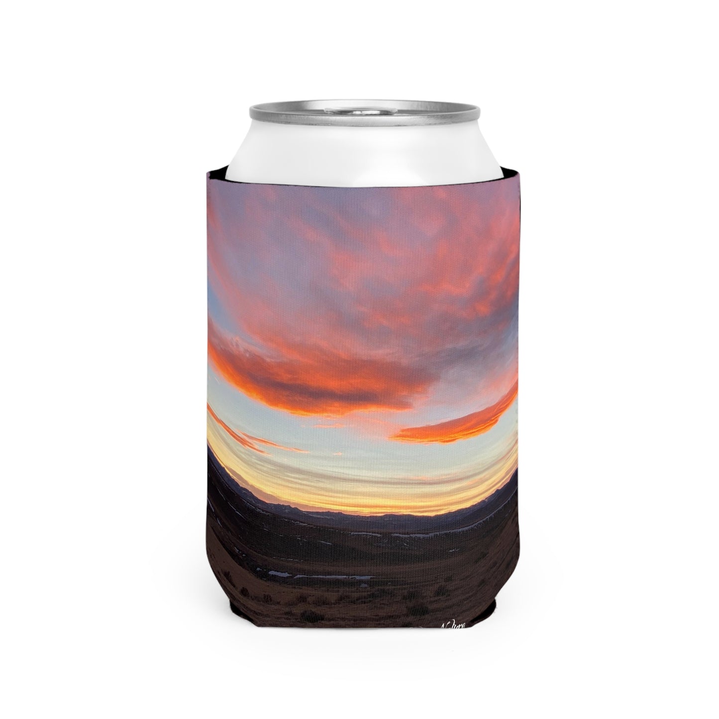 Wyoming Sunset Can Koozie Sleeve