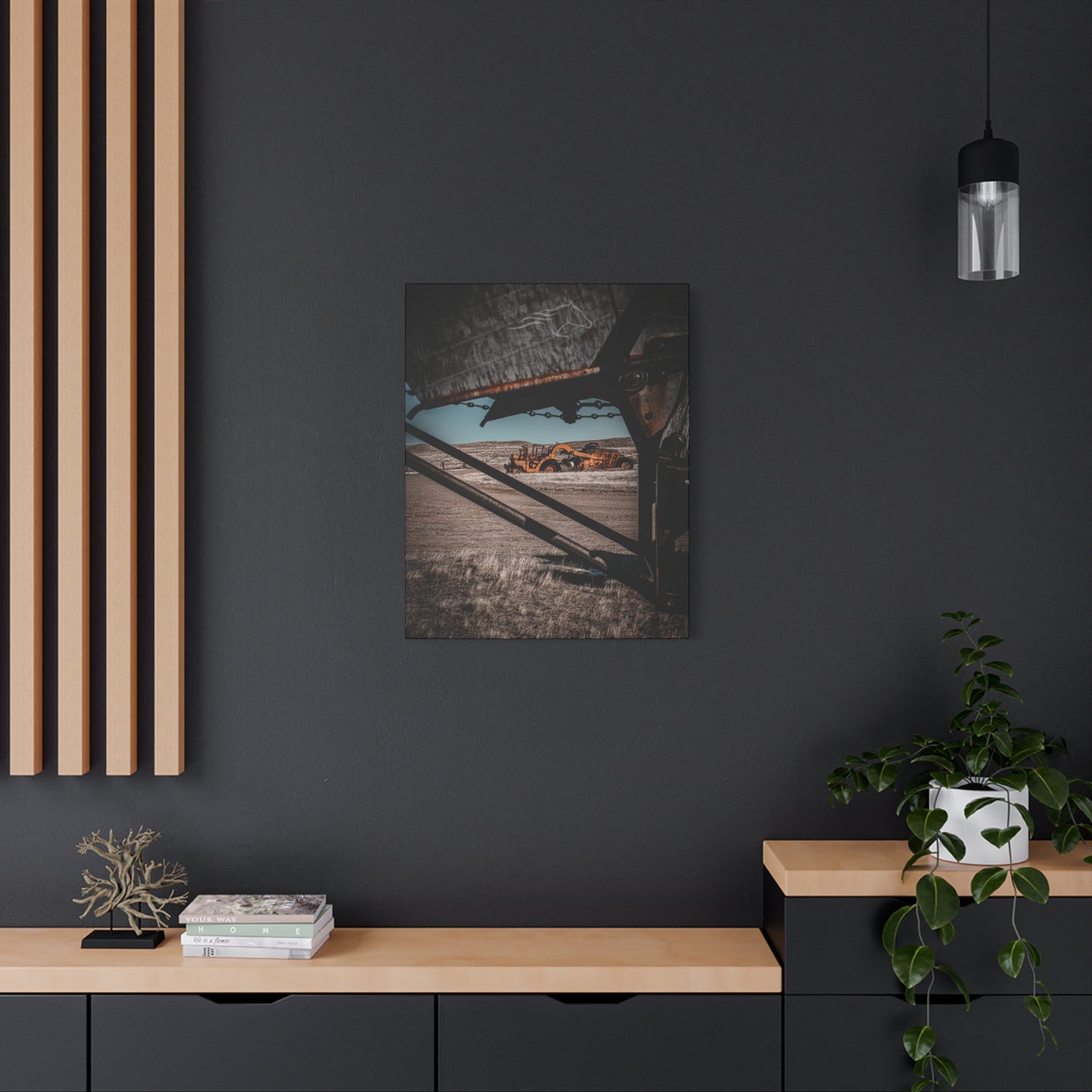 Rustic Yellow John Deer Canvas