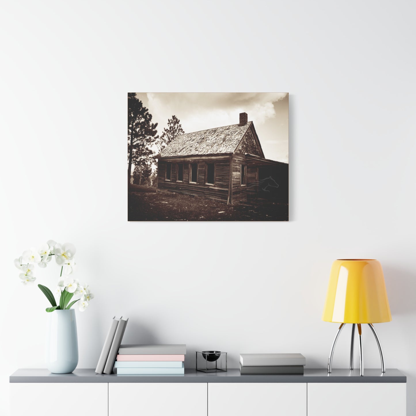 Rustic Bunk House Canvas