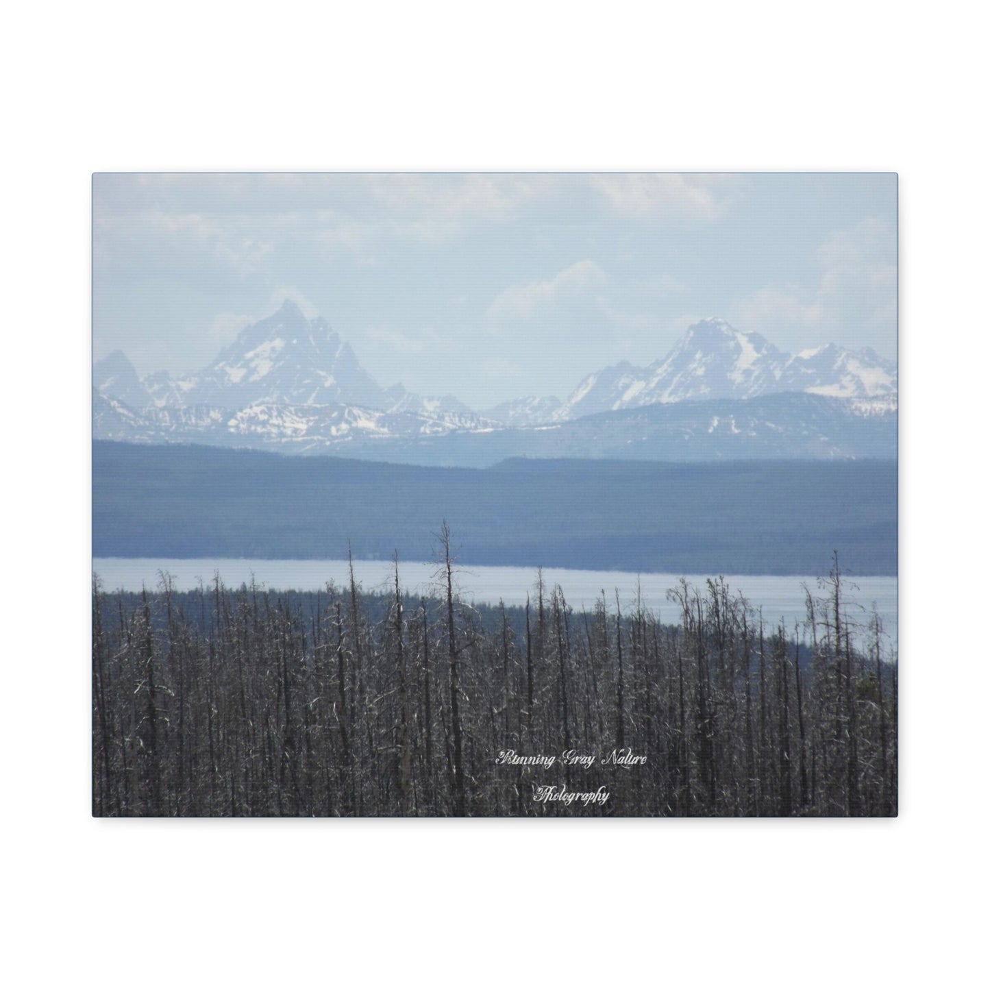 Teton Range Matte Canvas, Stretched, 1.25"