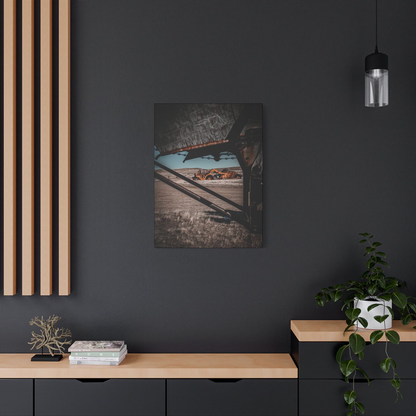 Rustic Yellow John Deer Canvas