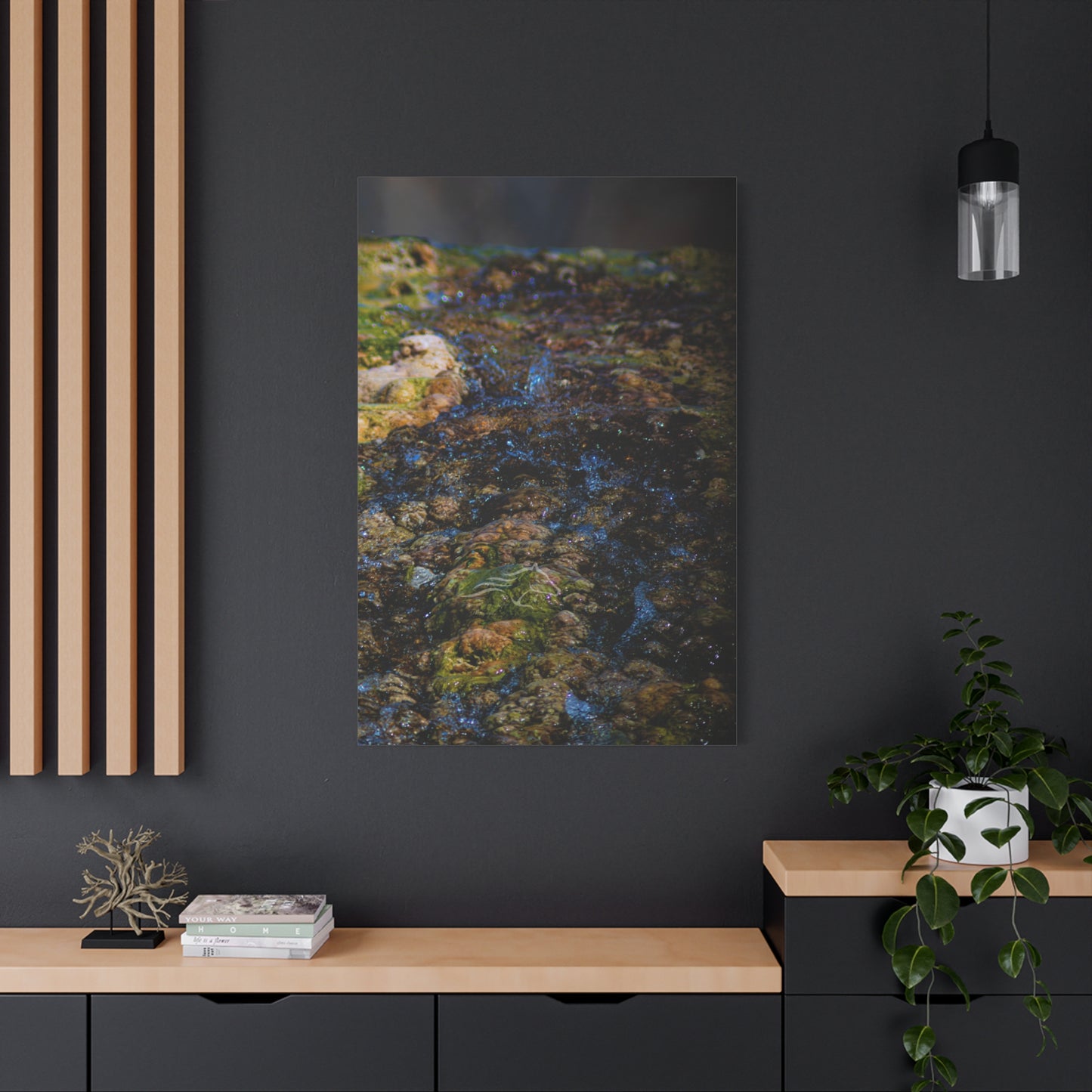 Hot Springs Waterfall Canvas