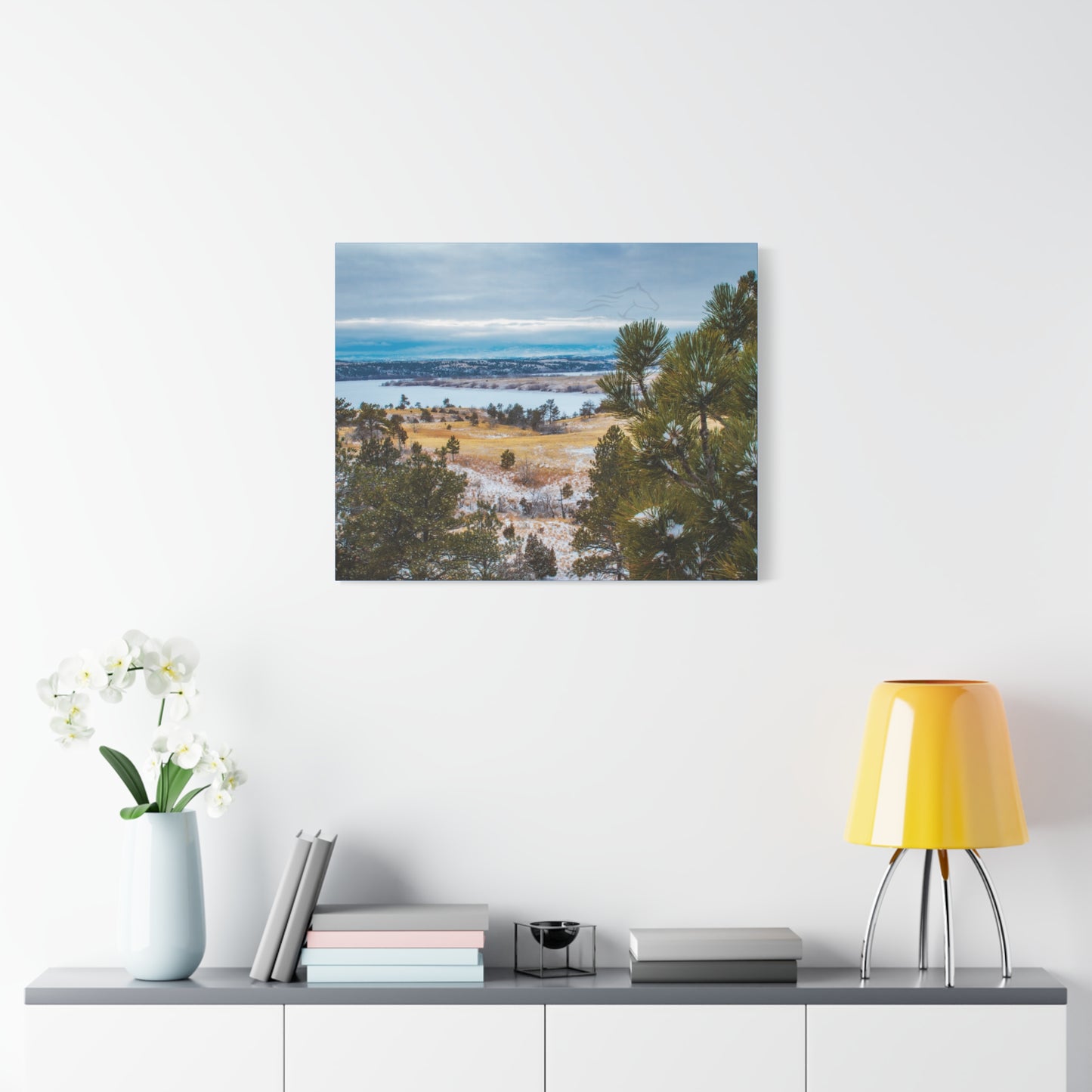 Guernsey View Wyoming Canvas