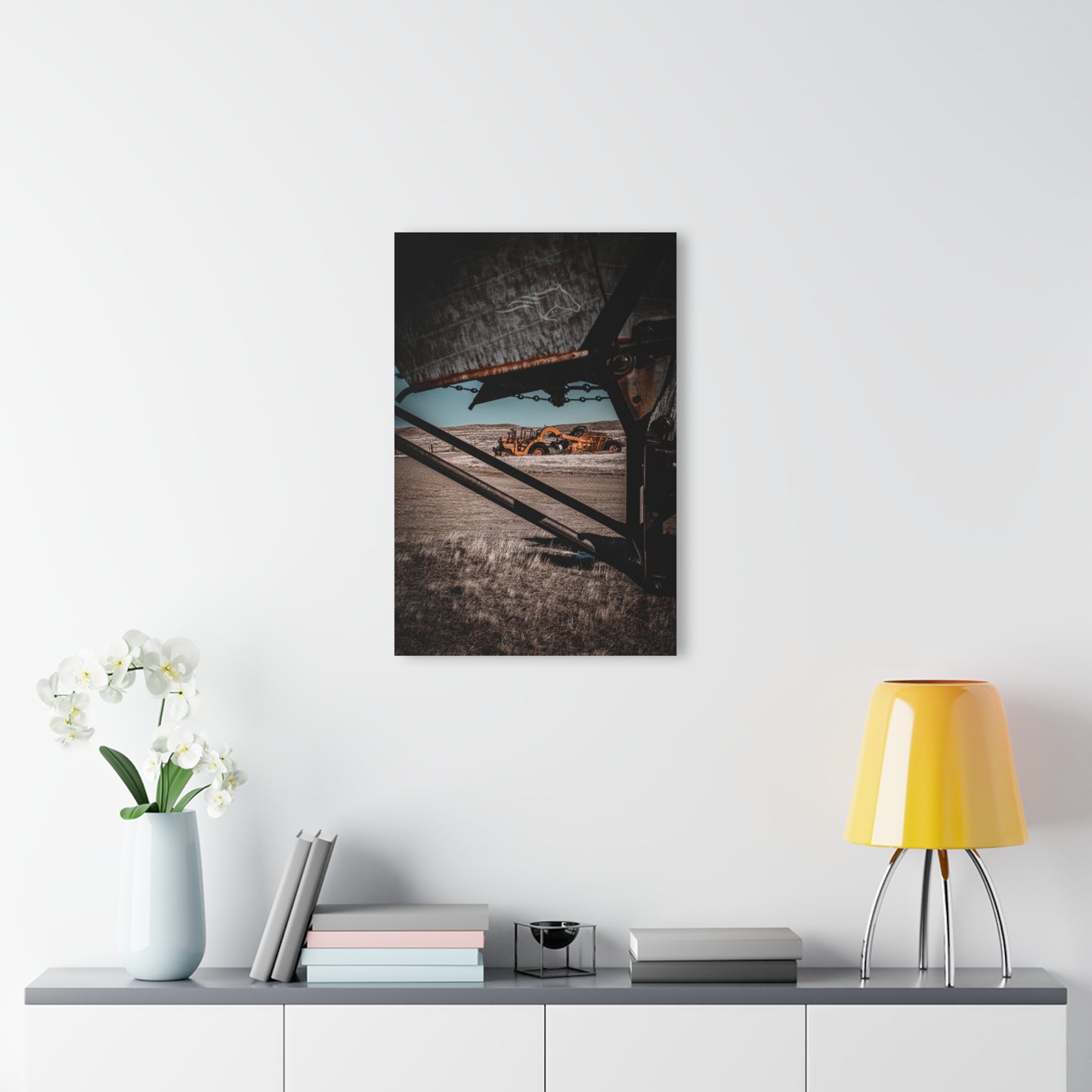 Rustic Yellow John Deer Acrylic