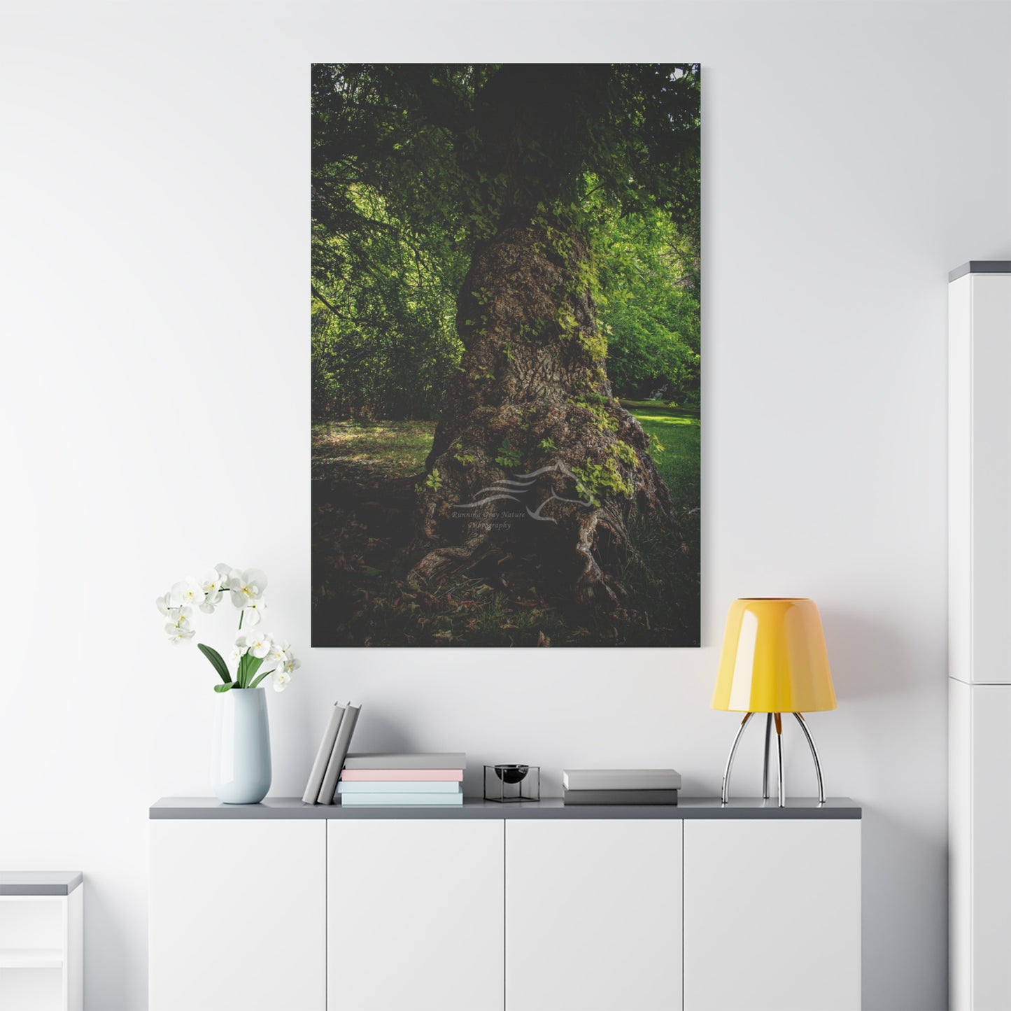 Natural Green Tree Canvas