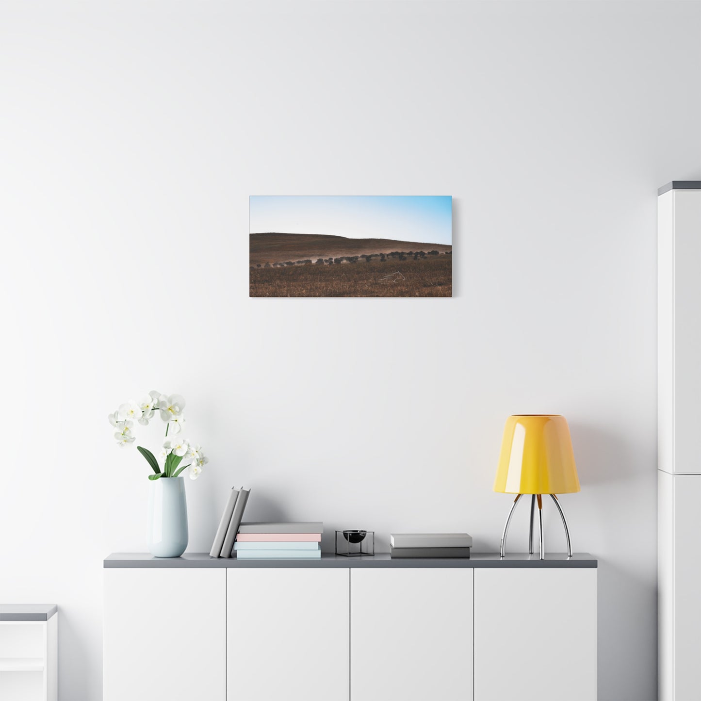 Buffalo Herd Canvas