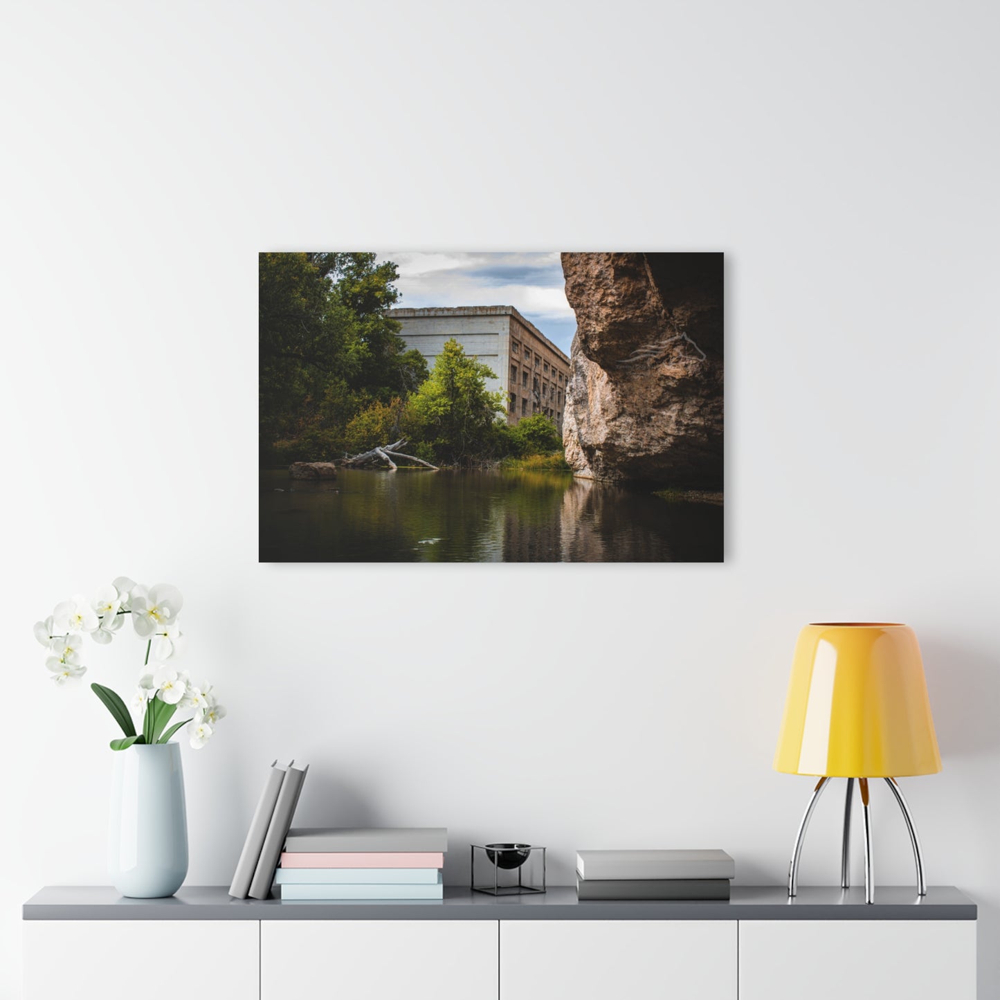 Rustic Ayres Natural Bridge Building Acrylic