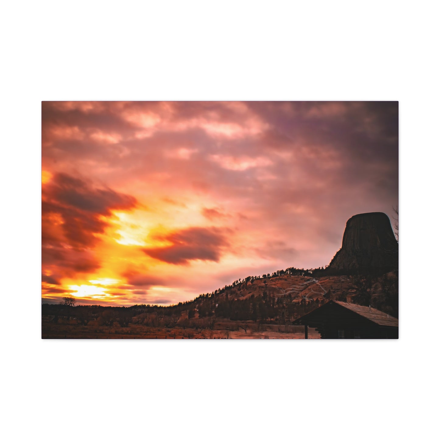 Devils Tower Canvas