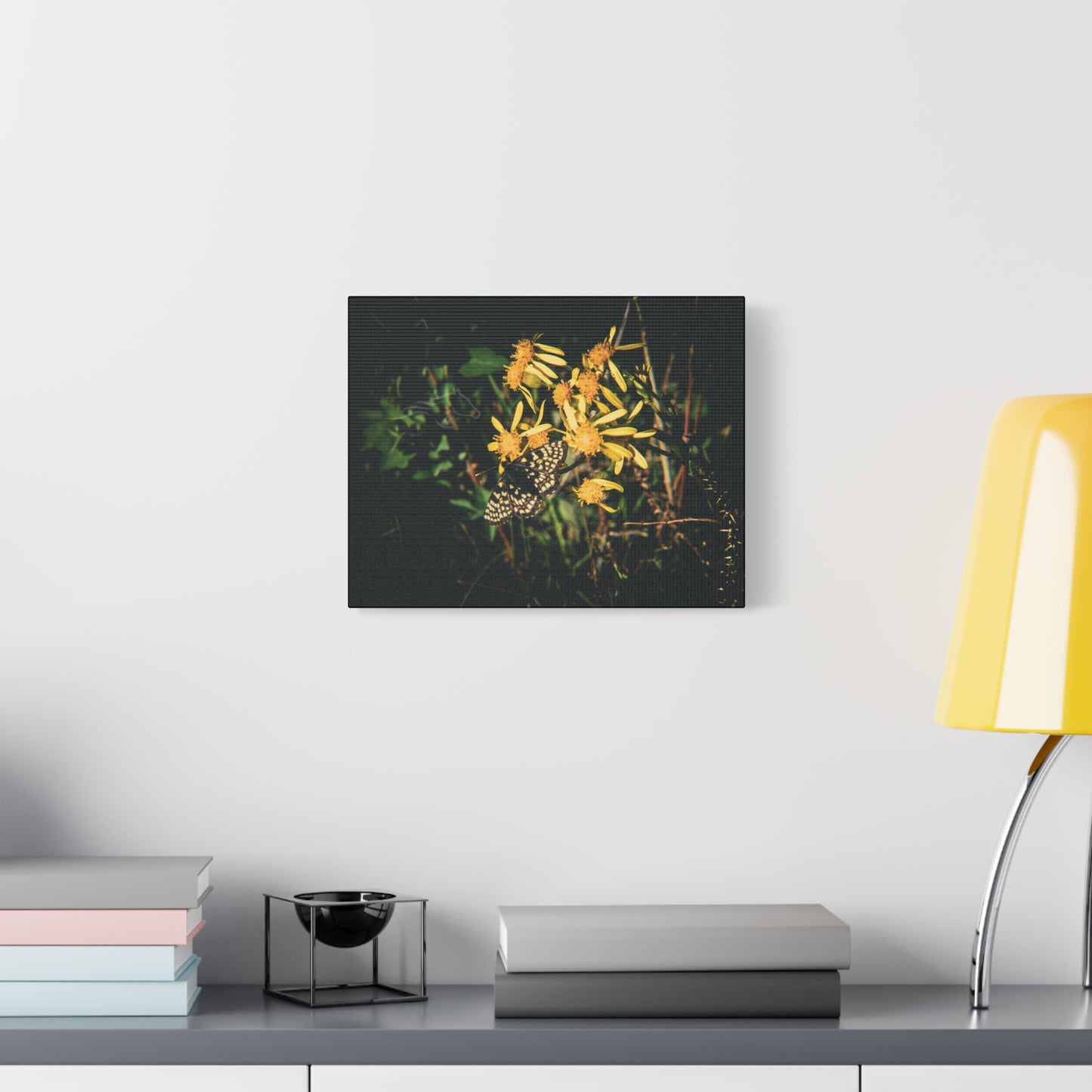 Checkerspot Butterfly Canvas