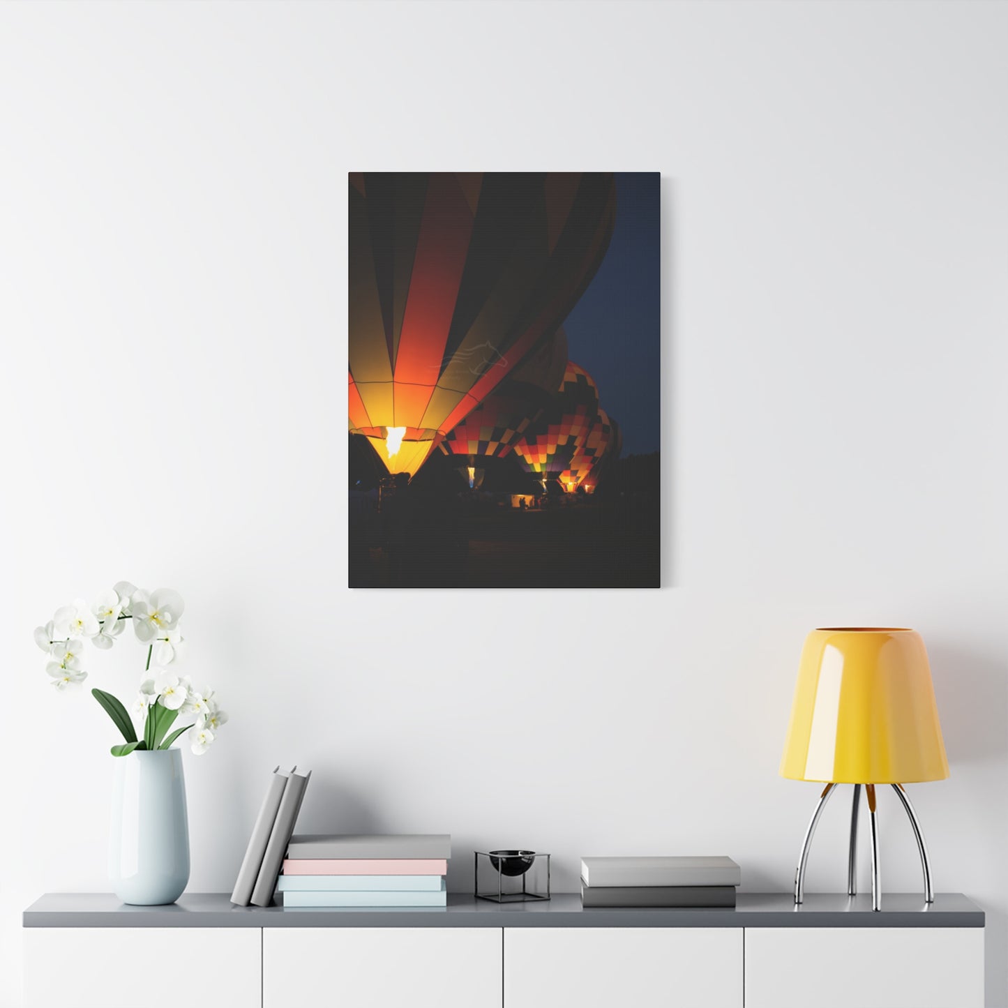 Vibrant Hot Air Balloon Canvas