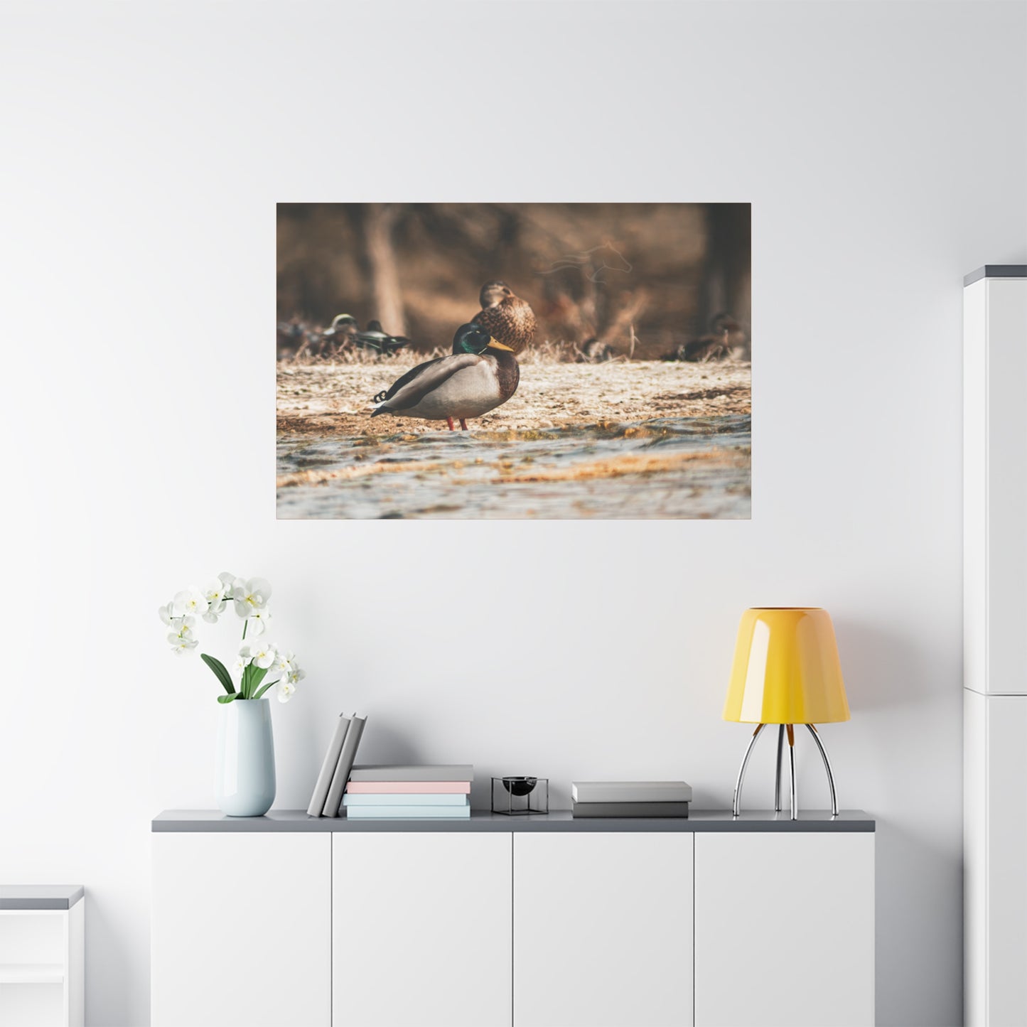 Nature-Inspired Duck Canvas