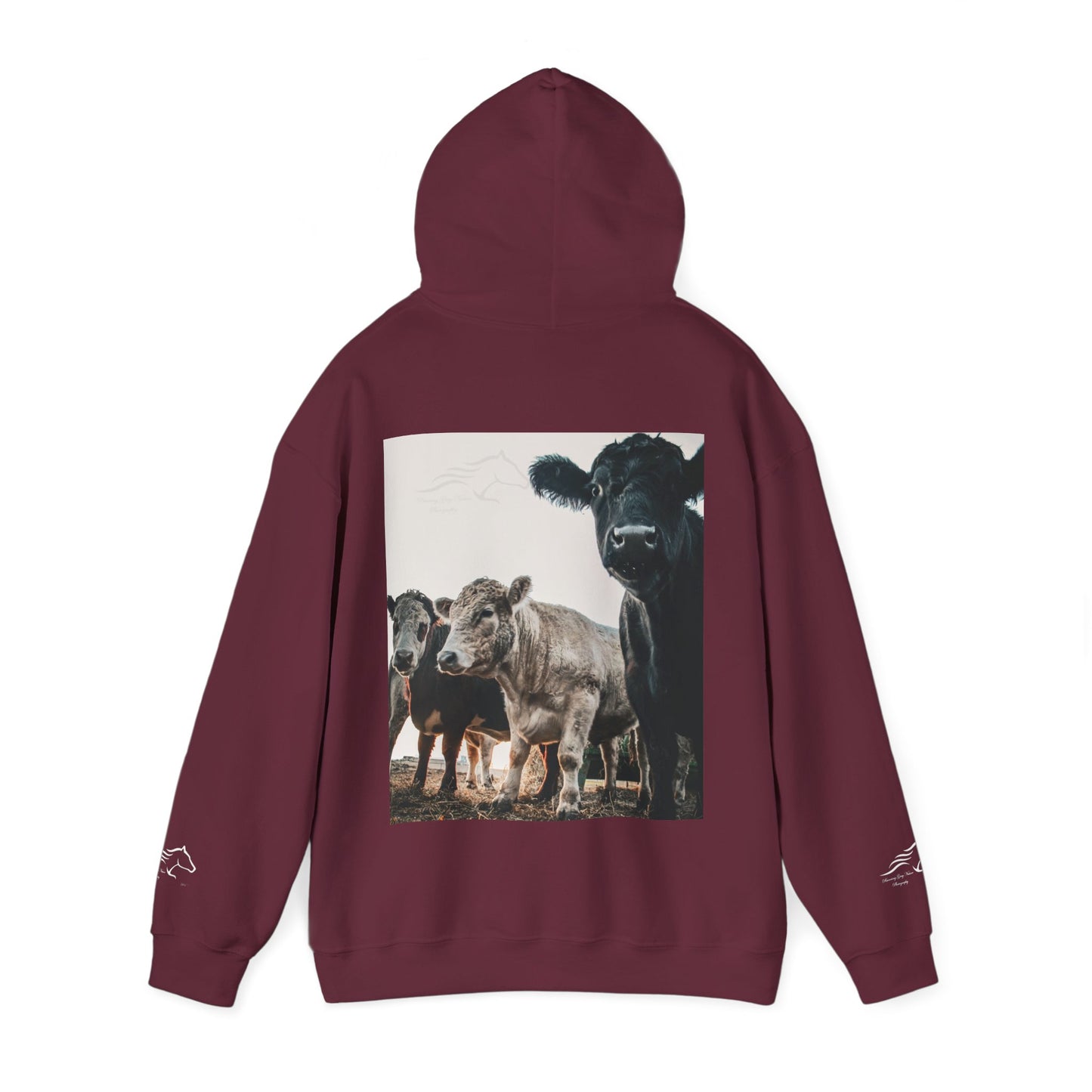 Cow Photo Hoodie