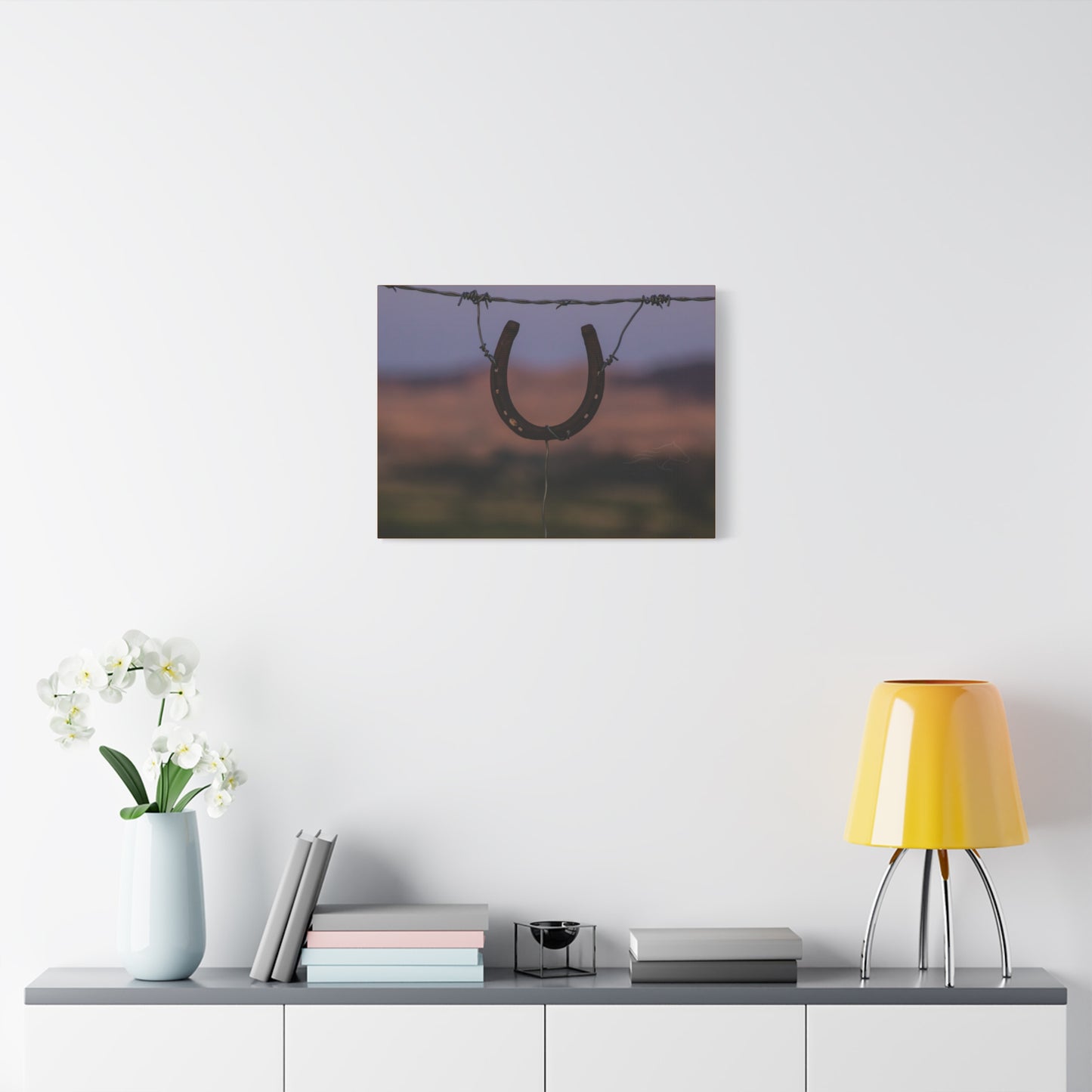 Rustic Horseshoe Canvas