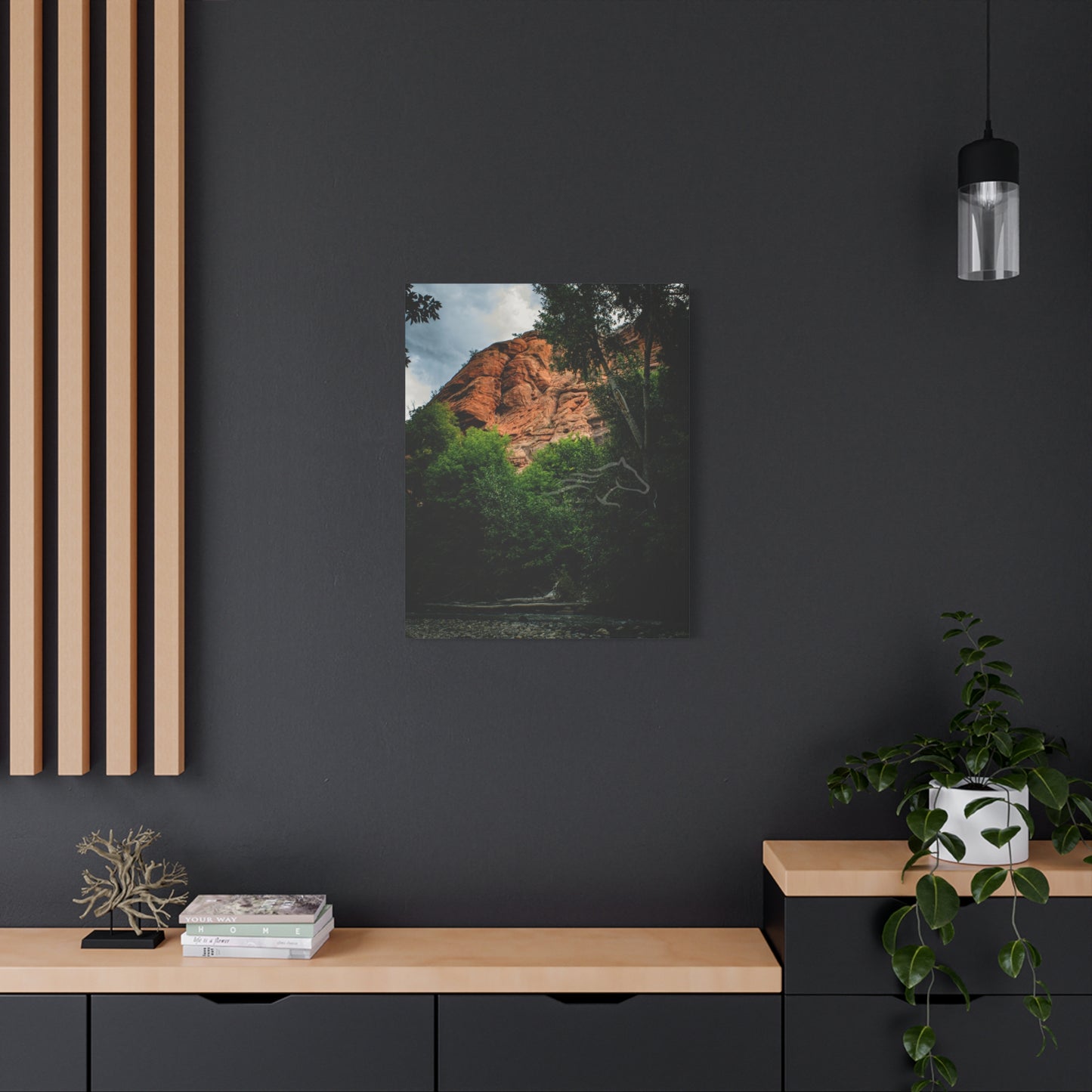 Red Rock Near Ayres Natural Bridge Canvas