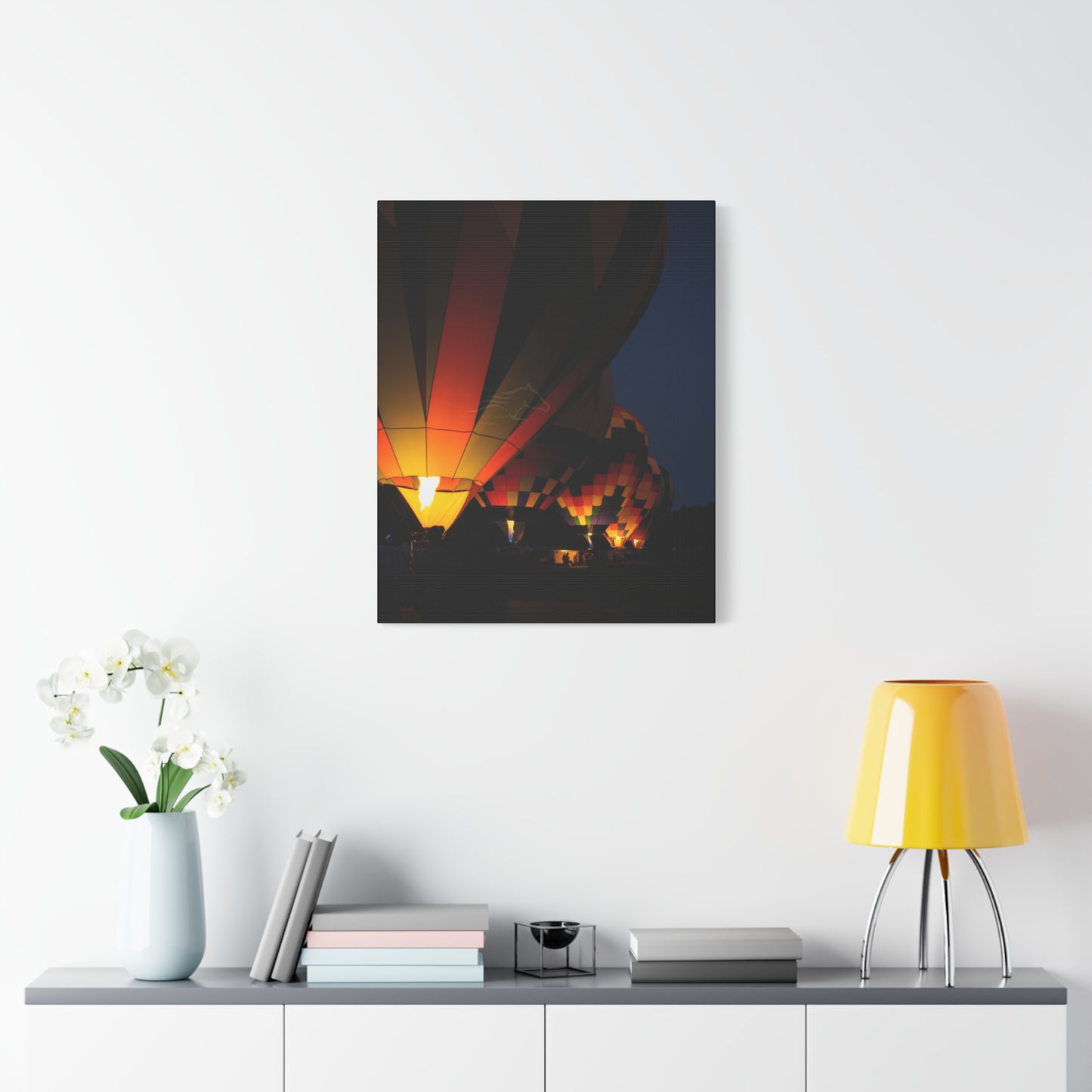 Vibrant Hot Air Balloon Canvas