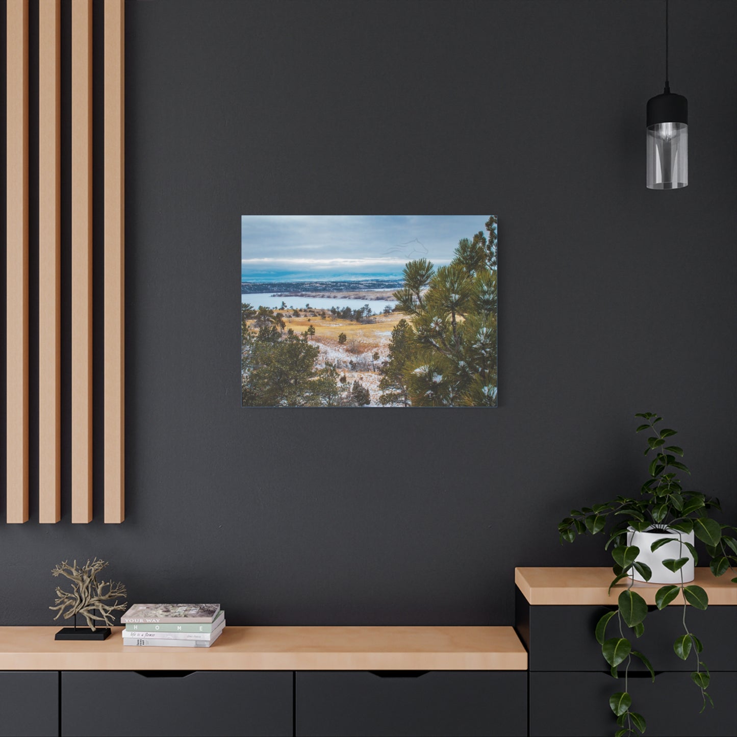 Guernsey View Wyoming Canvas