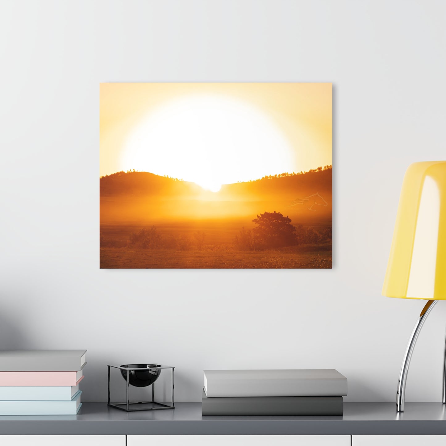 Buffalo Round Up Sunrise Acrylic