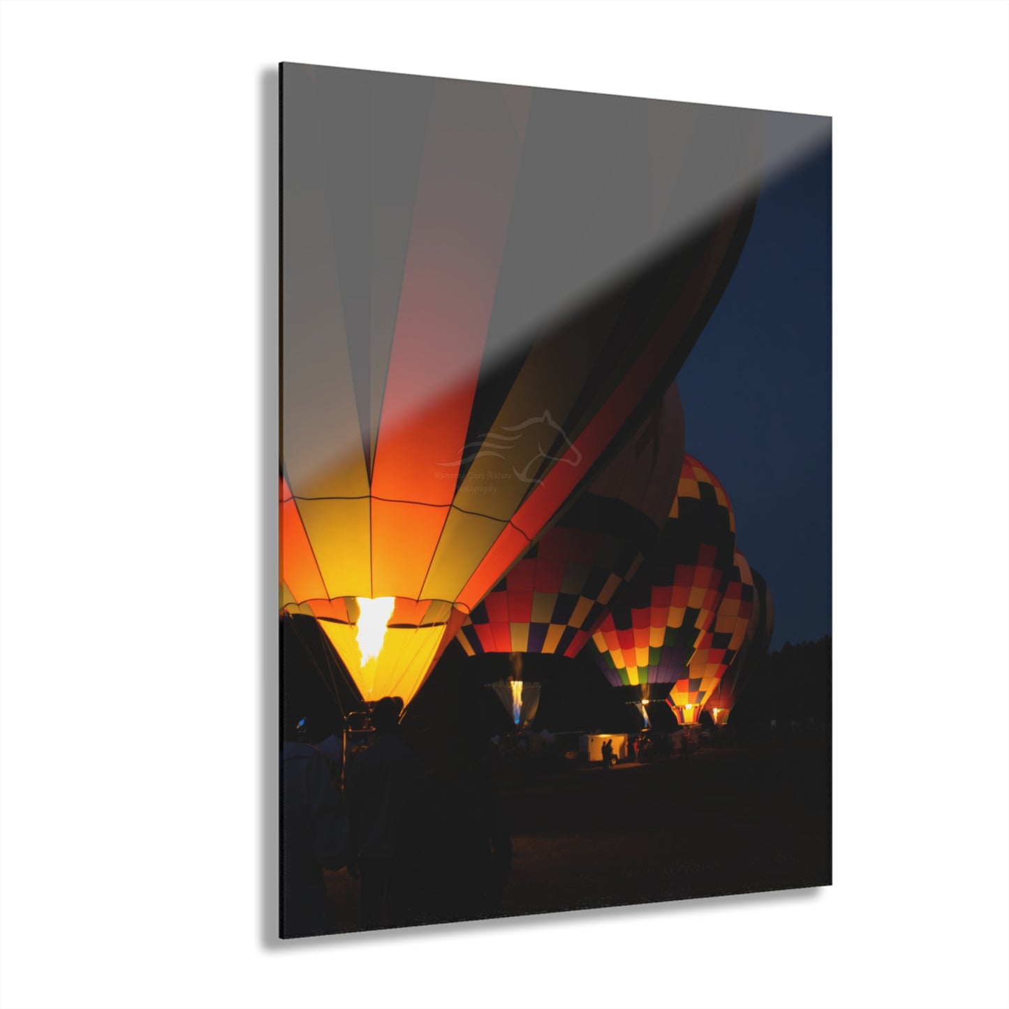 Vibrant Hot Air Balloon Acrylic