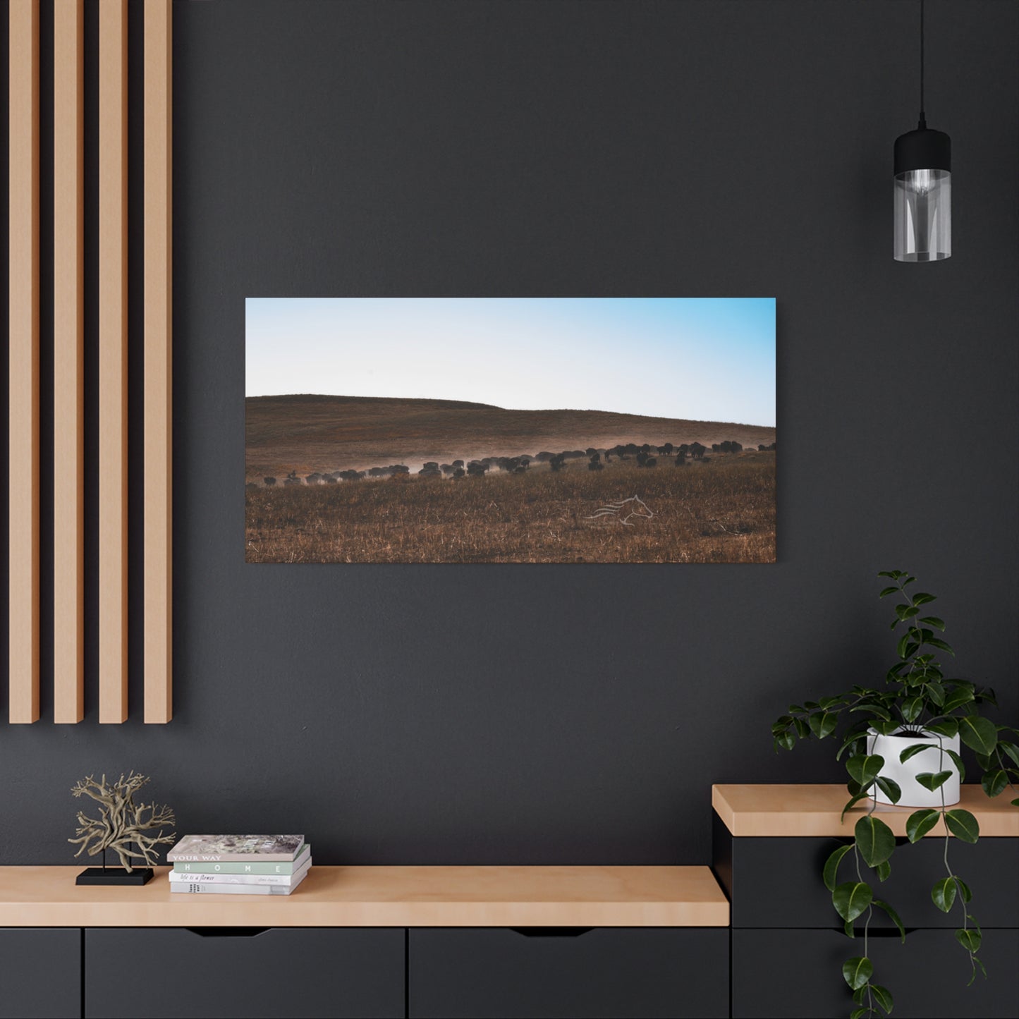Buffalo Herd Canvas