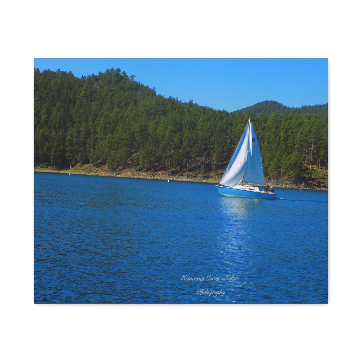 Sailboat Matte Canvas, Stretched, 1.25"