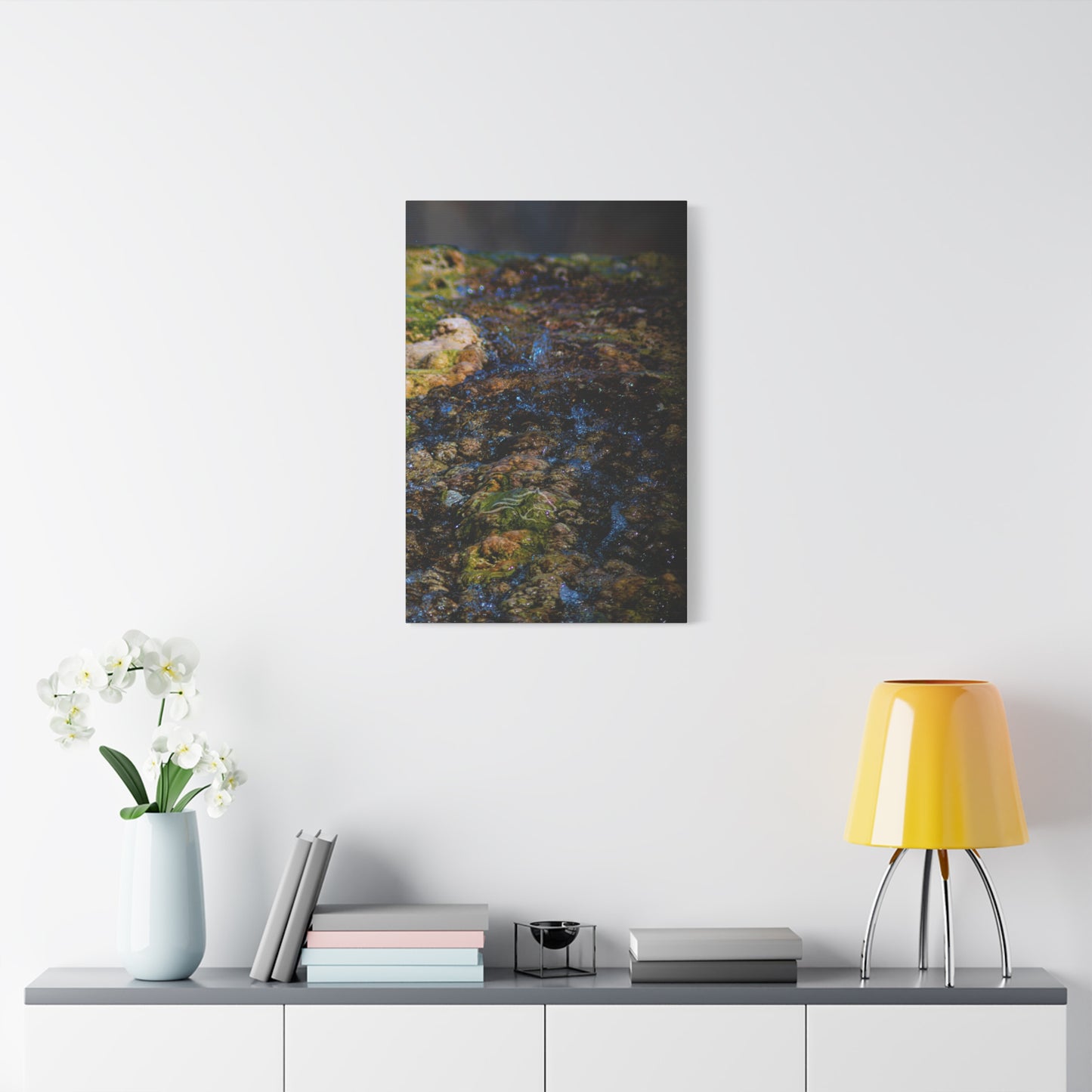Hot Springs Waterfall Canvas