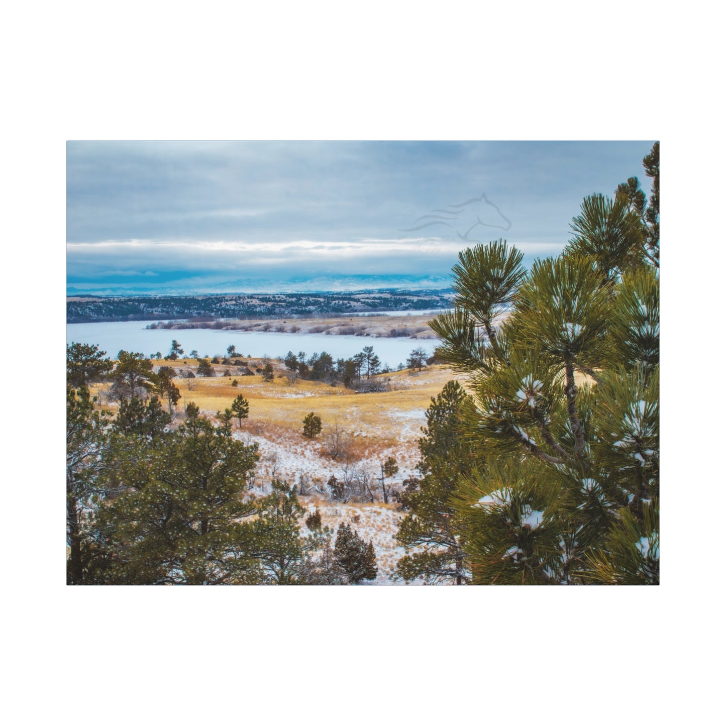 Guernsey View Wyoming Canvas