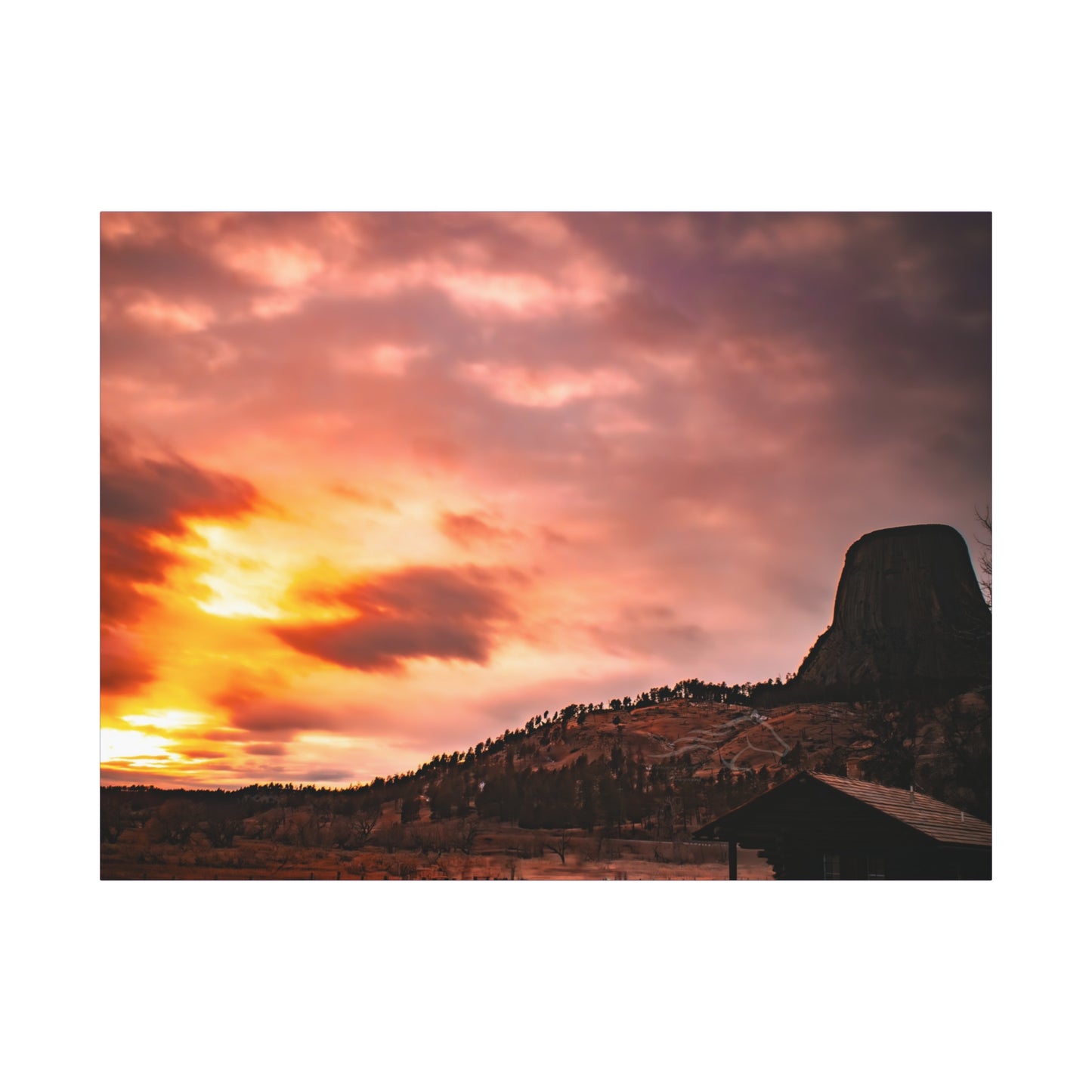 Devils Tower Canvas