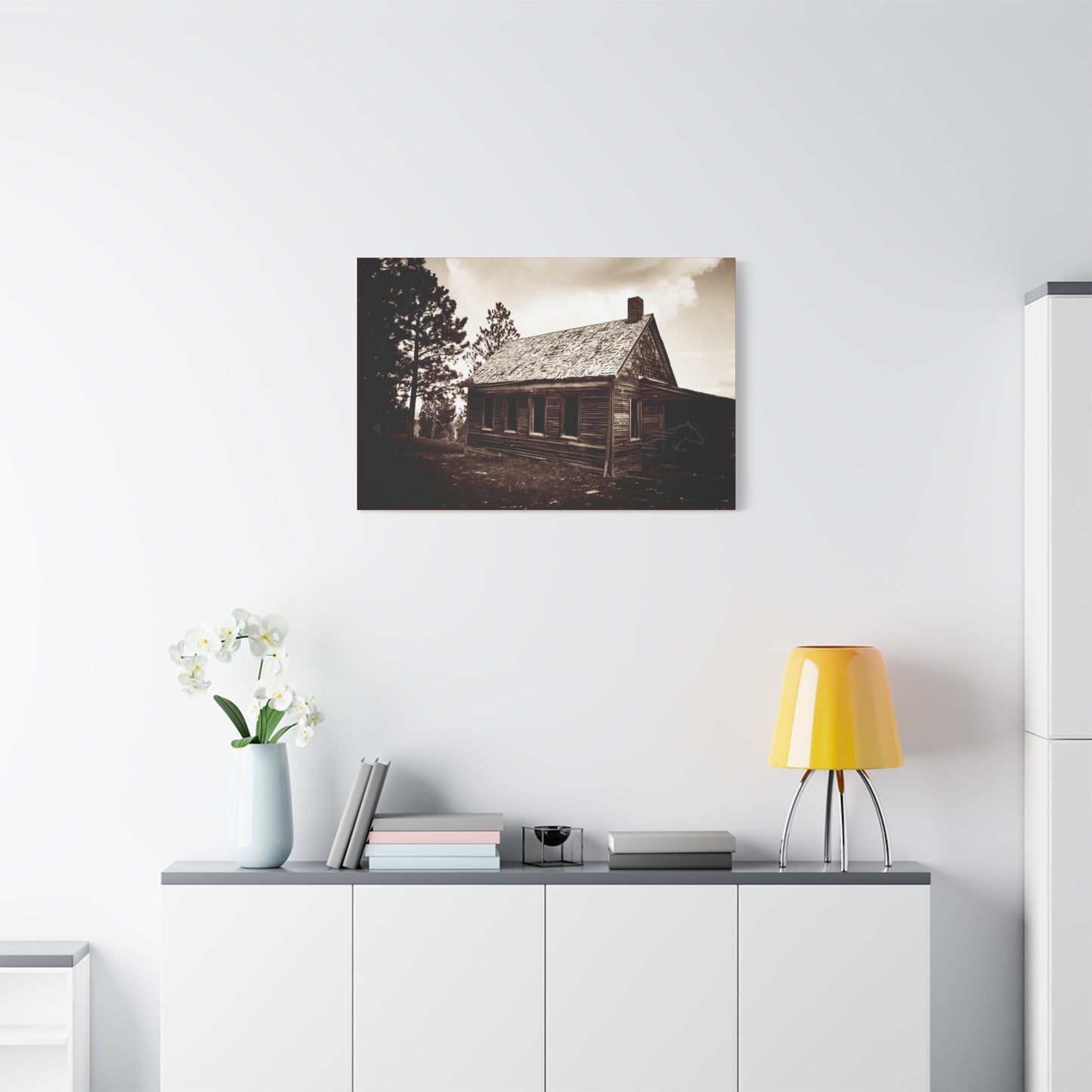 Rustic Bunk House Canvas