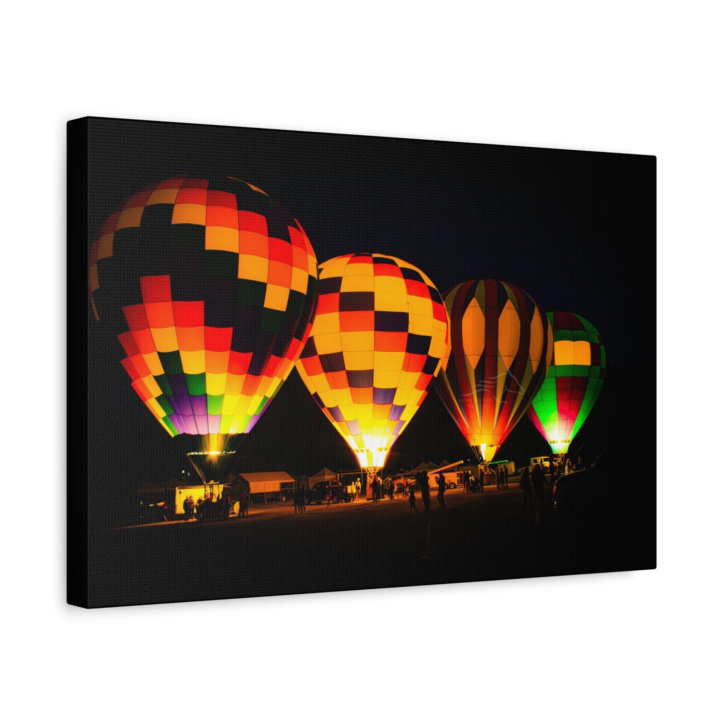 Four Colorful Hot Air Balloon Canvas