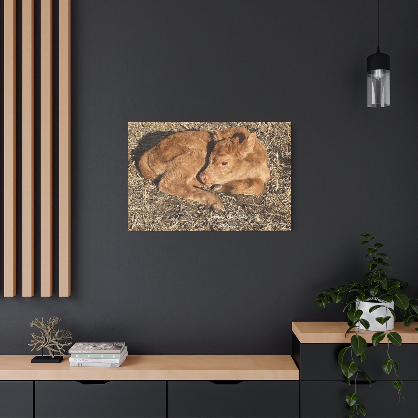 Baby Calf Matte Canvas, Stretched, 1.25"