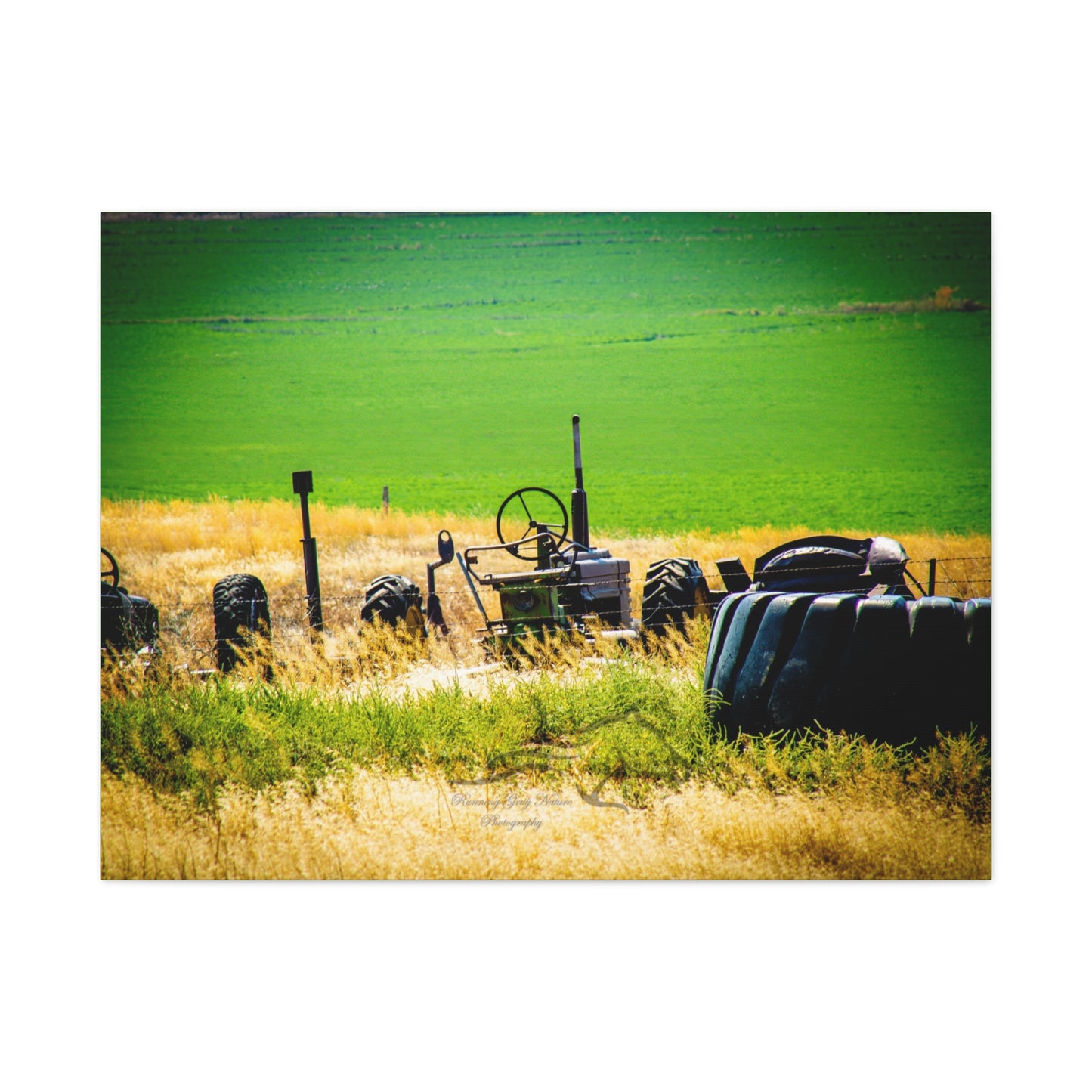Rustic Tractor Canvas