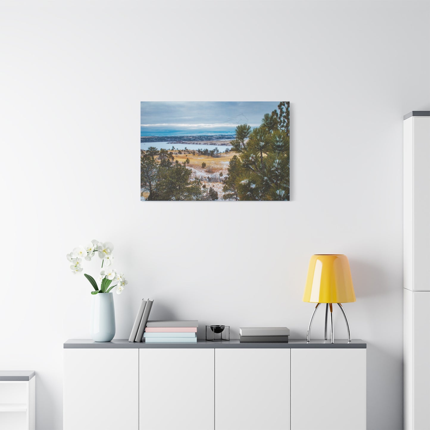 Guernsey View Wyoming Canvas