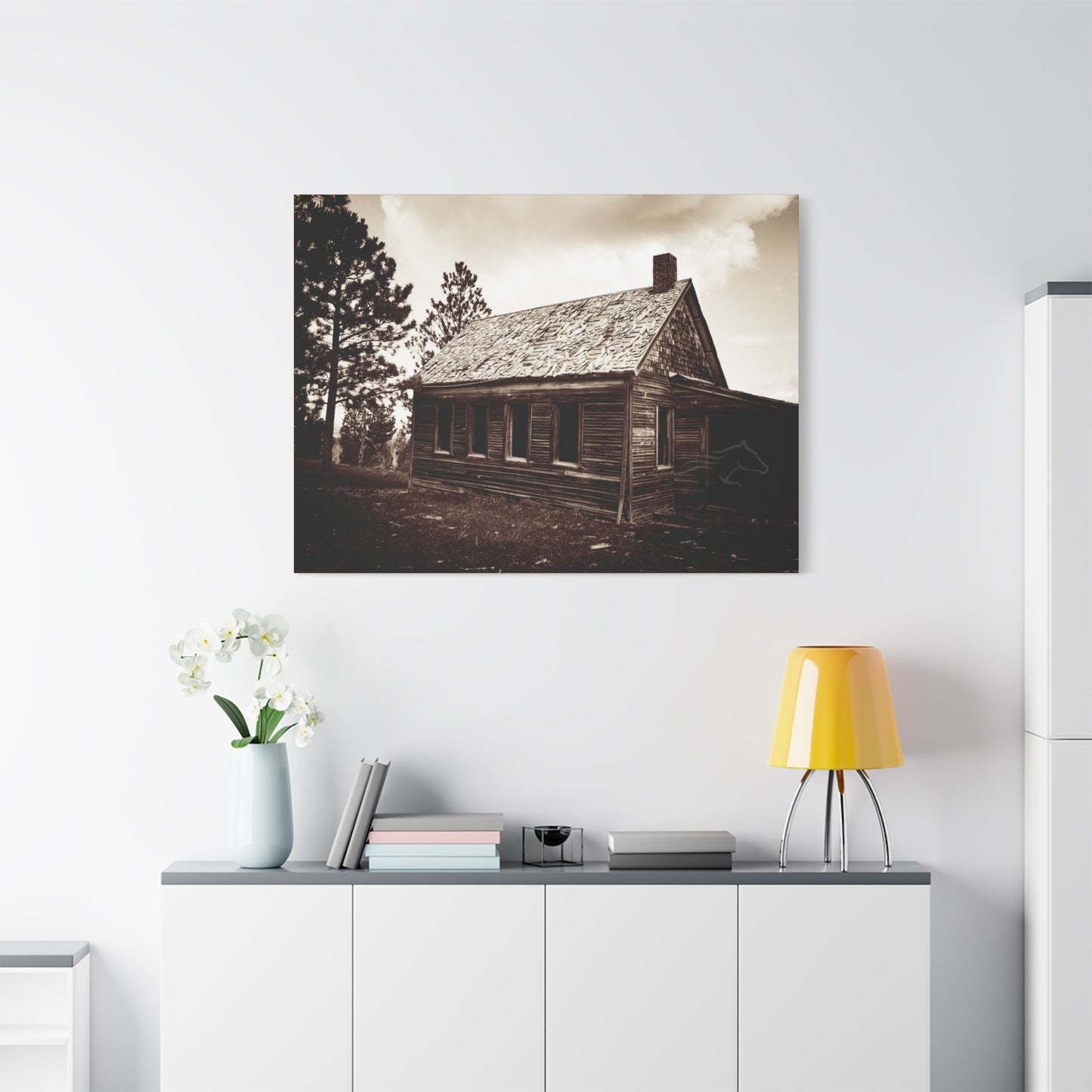 Rustic Bunk House Canvas