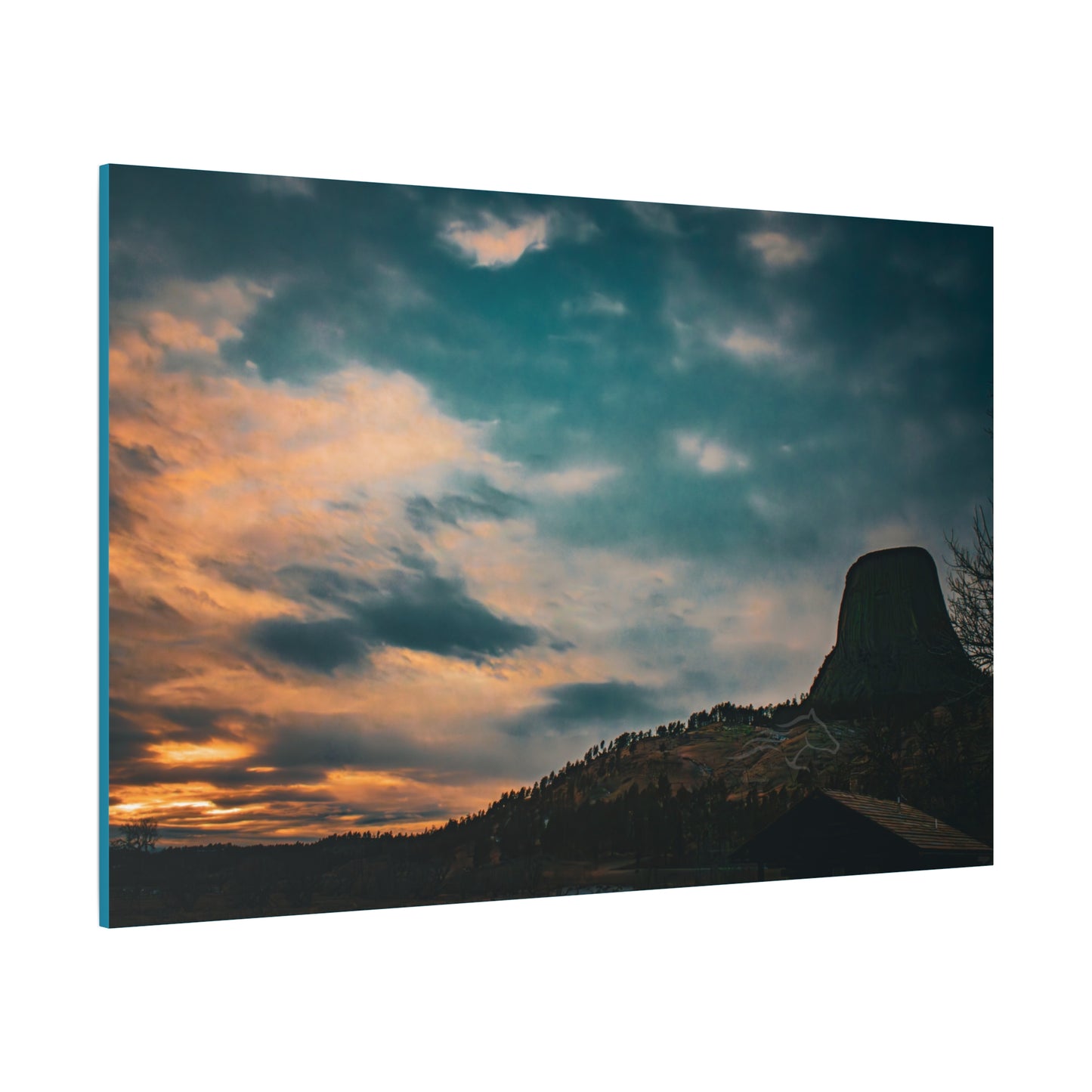 Scenic Landscape Devils Tower Canvas