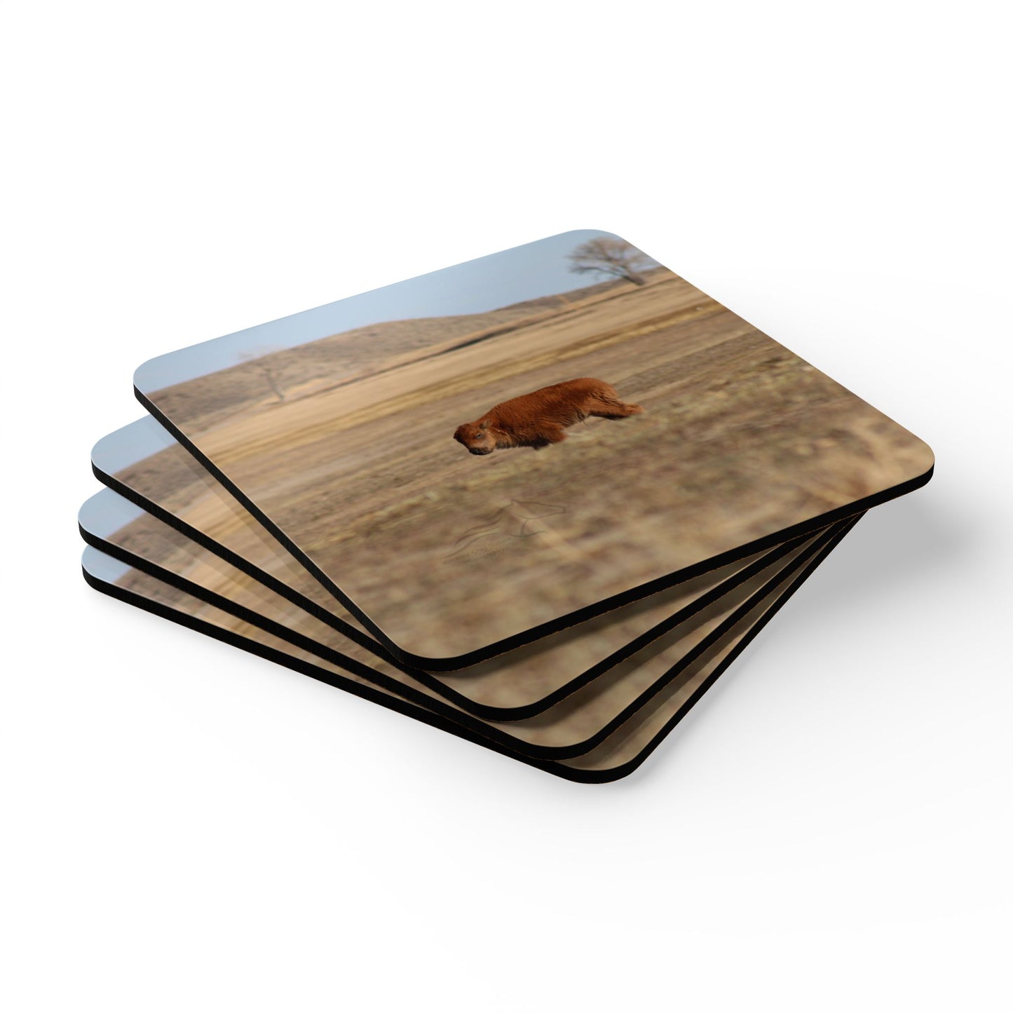 Corkwood Coaster Set
