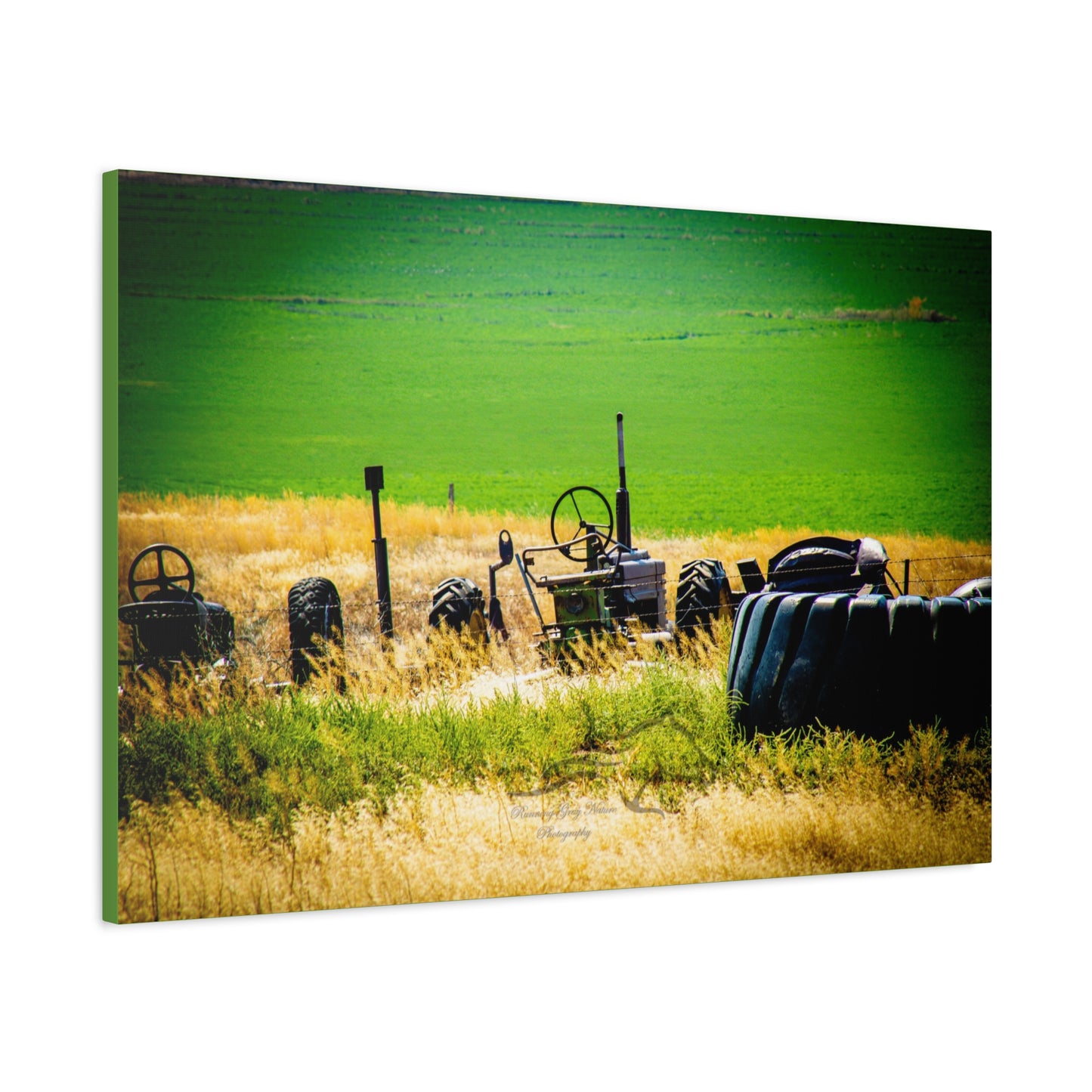 Rustic Tractor Canvas