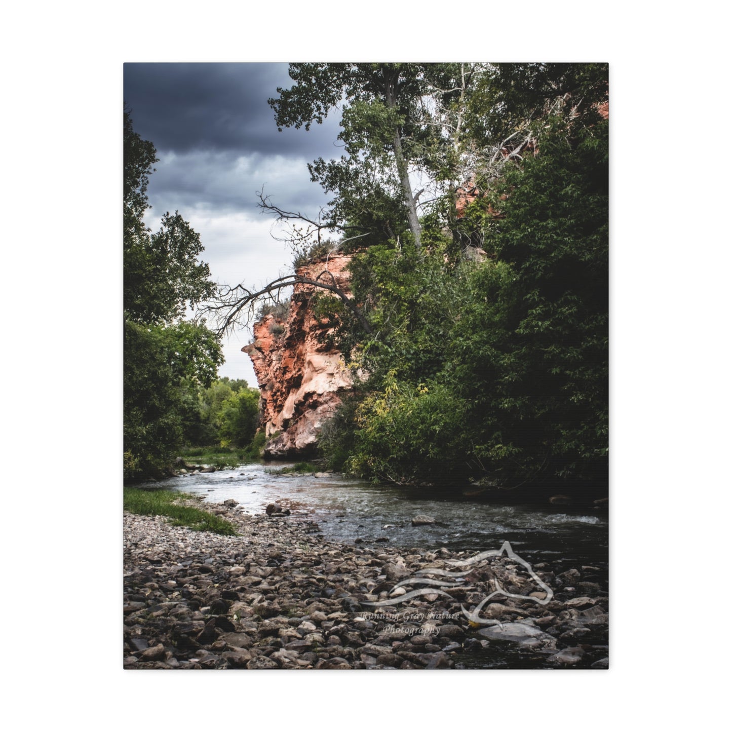 Storm Cloudes near Ayres Natural Bridge Canvas