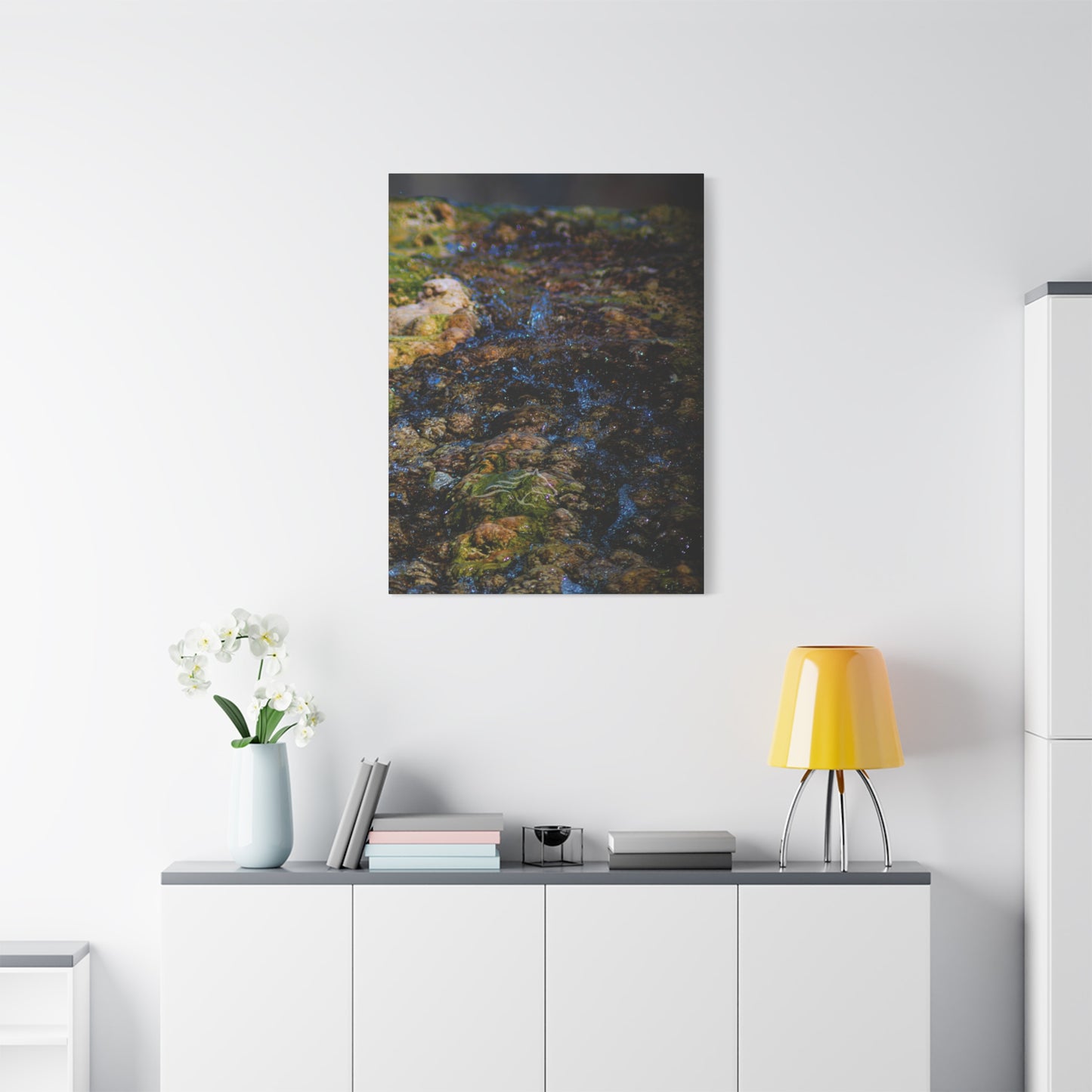Hot Springs Waterfall Canvas