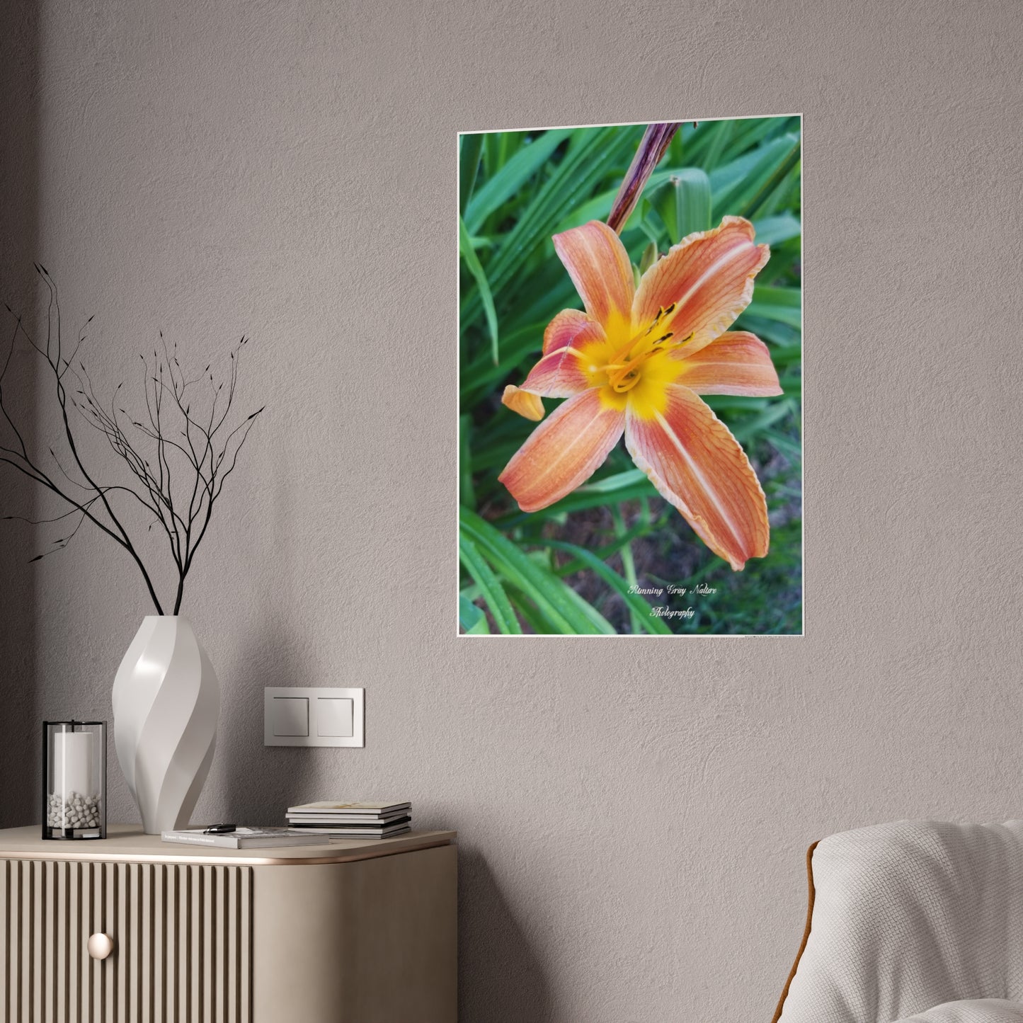 Posters Board Orange Day Lily