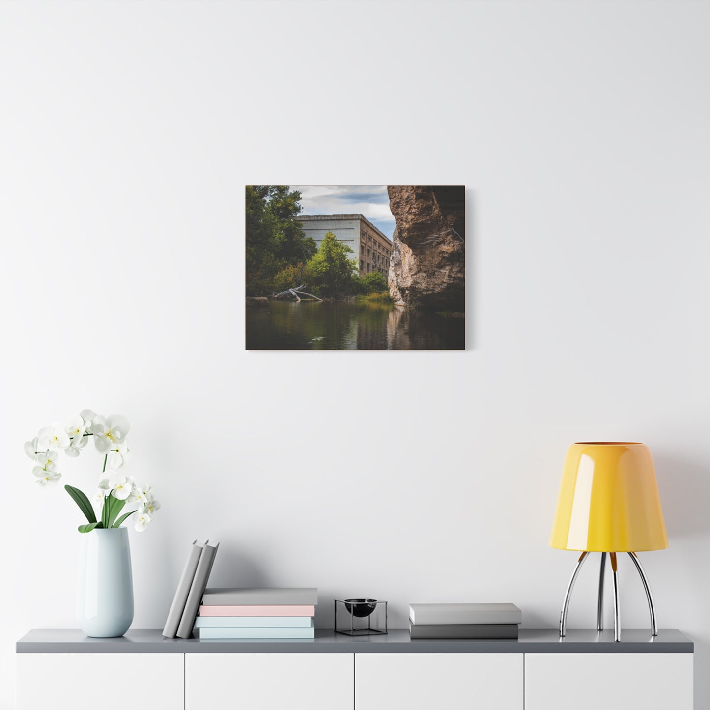 Rustic Ayres Natural Bridge Building Canvas