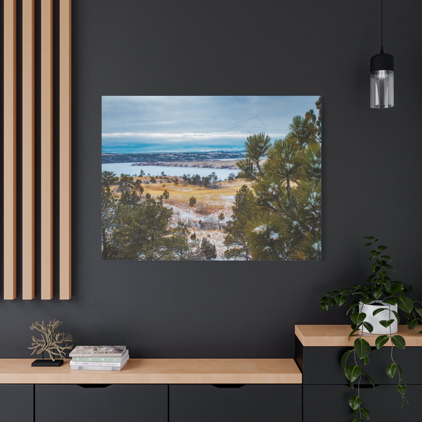 Guernsey View Wyoming Canvas