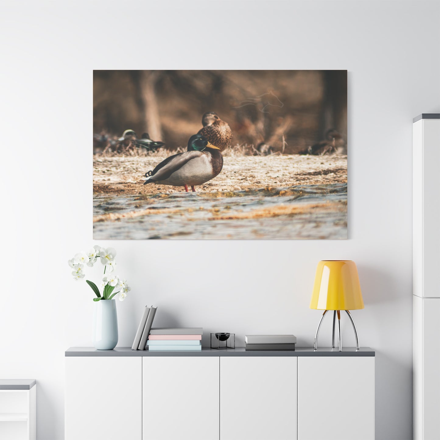 Nature-Inspired Duck Canvas