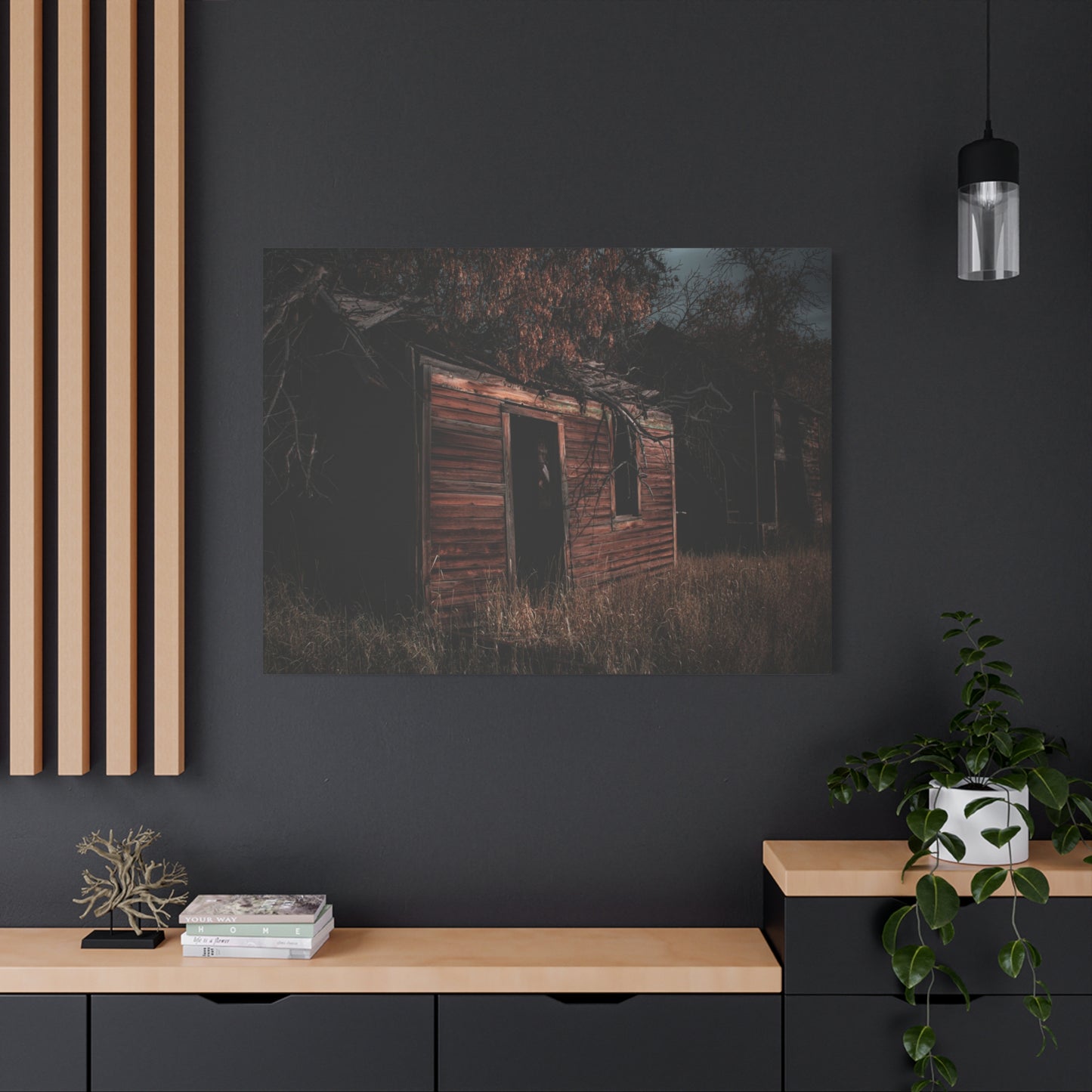 Haunting Rustic Canvas