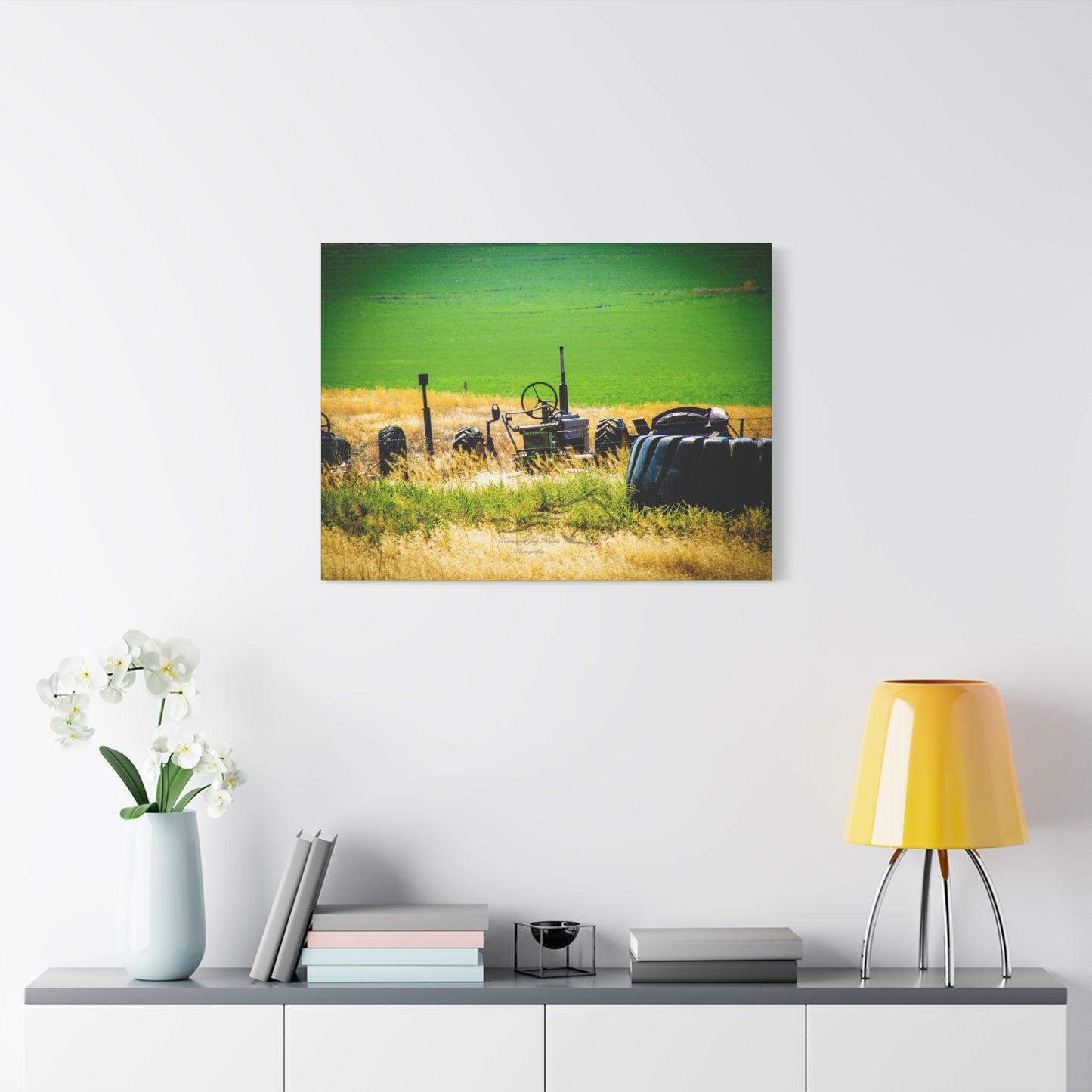Rustic Tractor Canvas