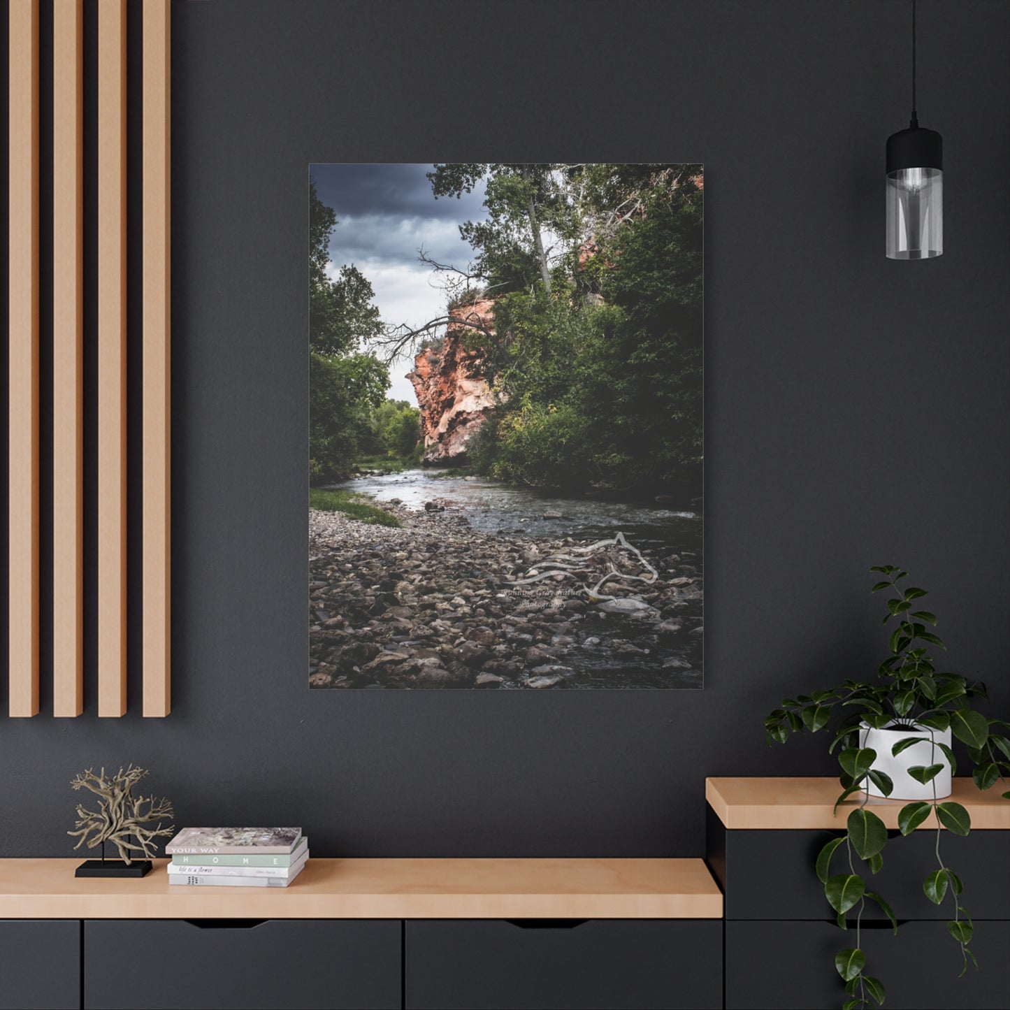 Storm Cloudes near Ayres Natural Bridge Canvas