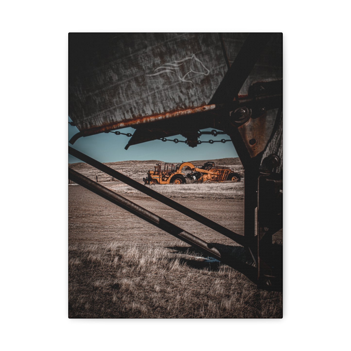 Rustic Yellow John Deer Canvas