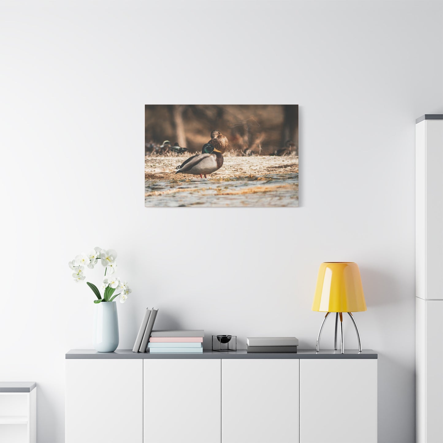 Nature-Inspired Duck Canvas