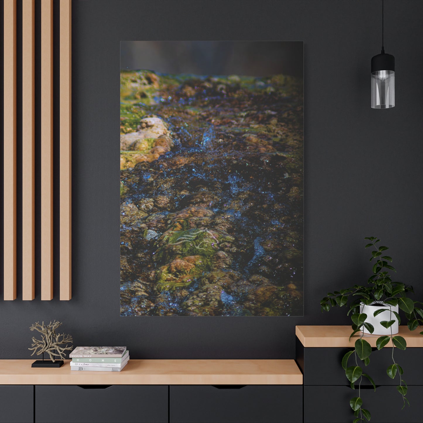 Hot Springs Waterfall Canvas