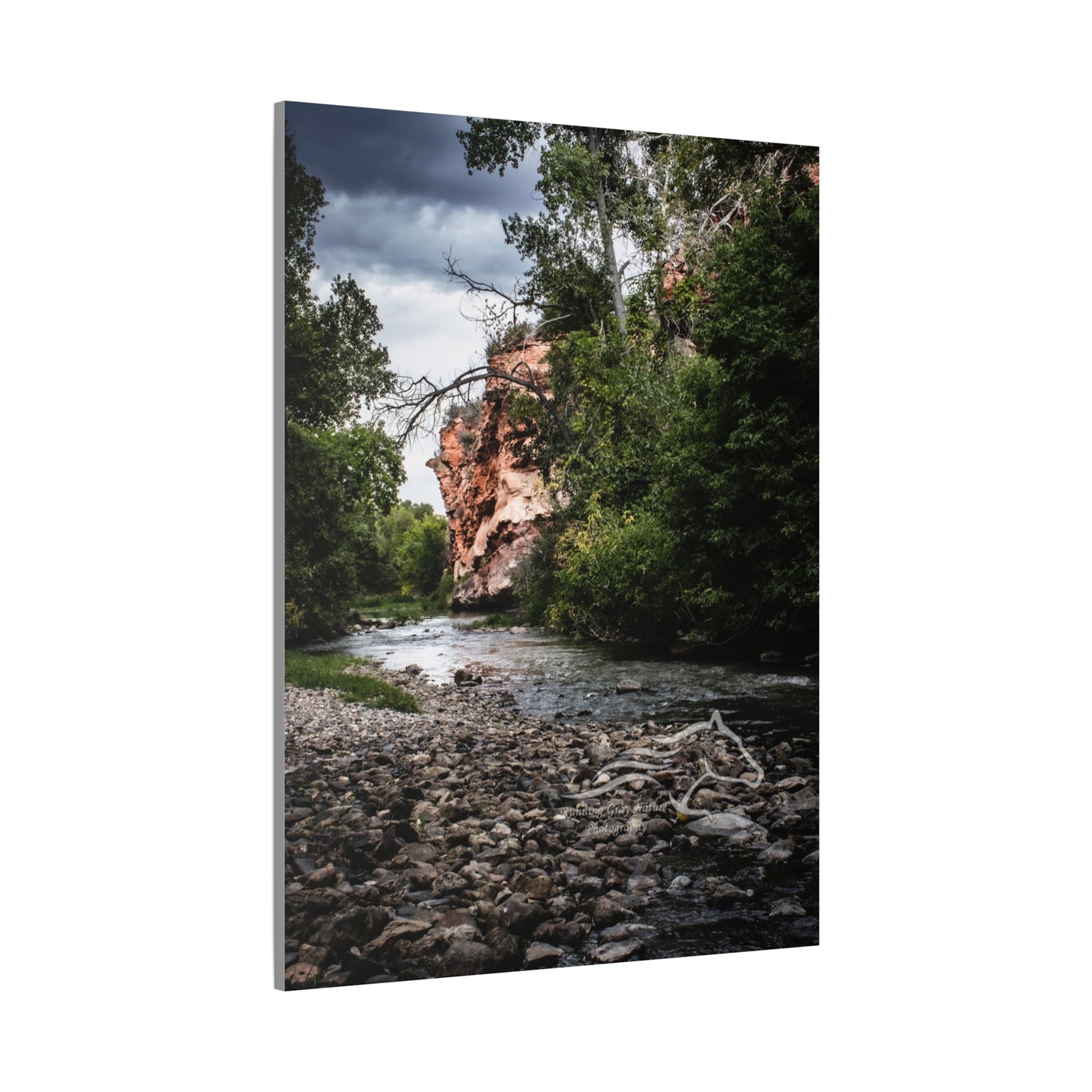 Storm Cloudes near Ayres Natural Bridge Canvas
